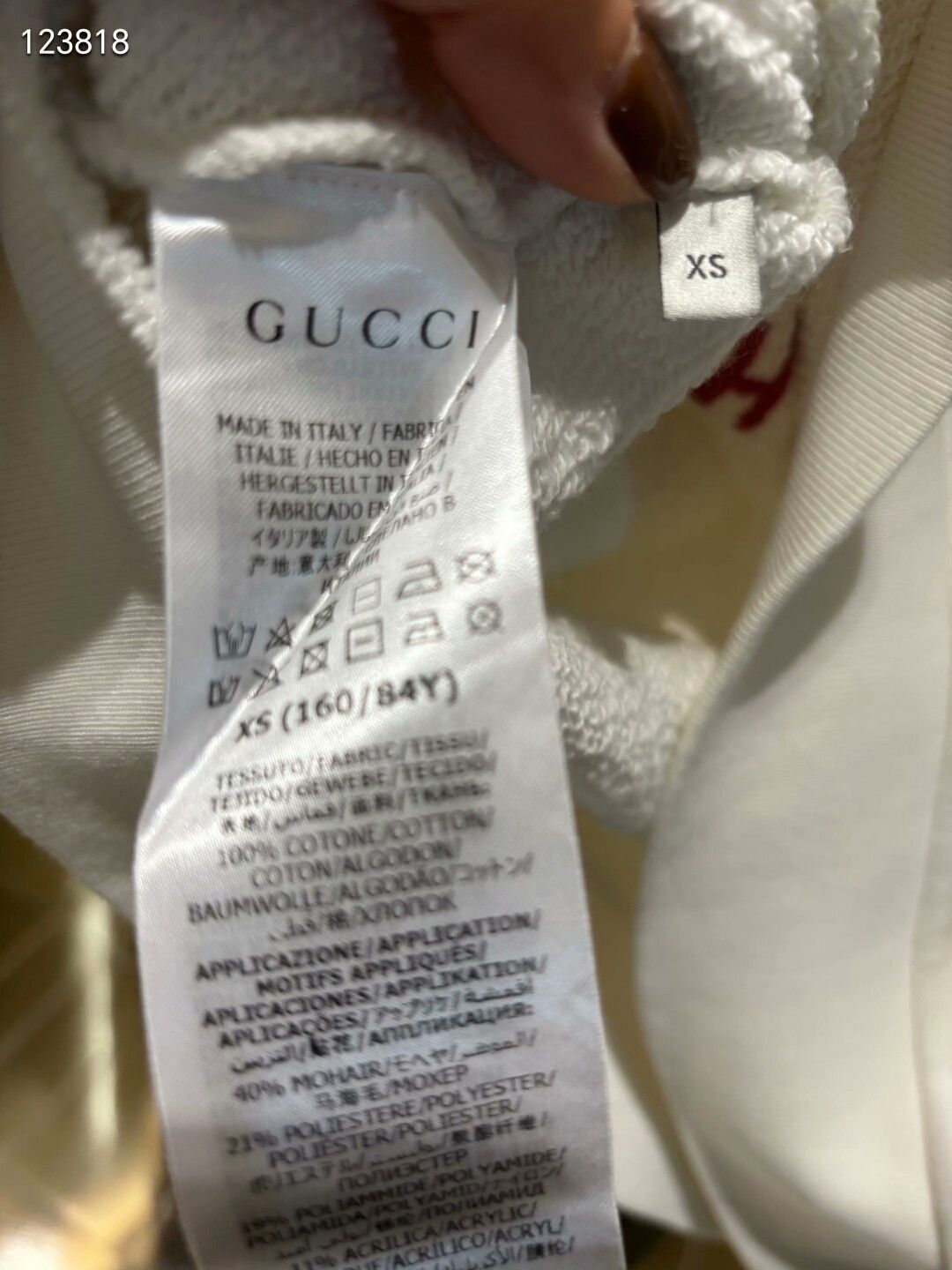 Gucci Gucci Deer Embroidery Fringe Sweatshirt Size XS / US 0-2 / IT 36-38 - 4 Thumbnail
