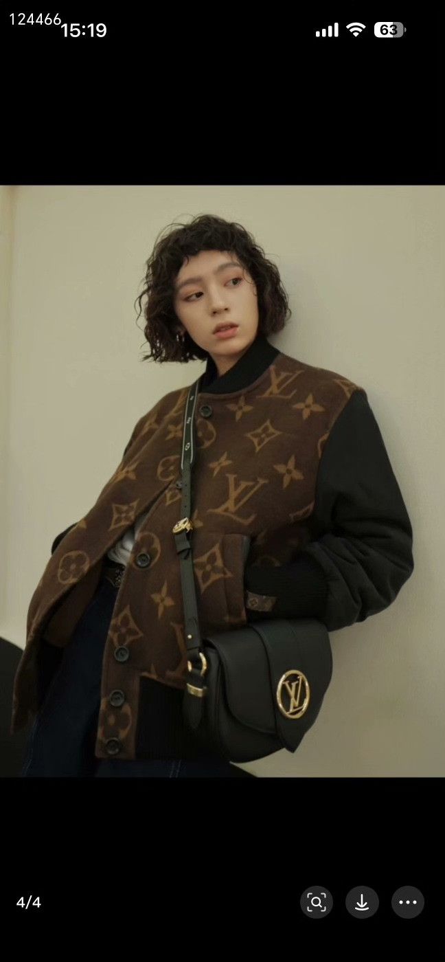 Louis Vuitton Louis Vuitton Brown Bomber Jacket Women Size S / US 4 / IT 40 - 6 Thumbnail