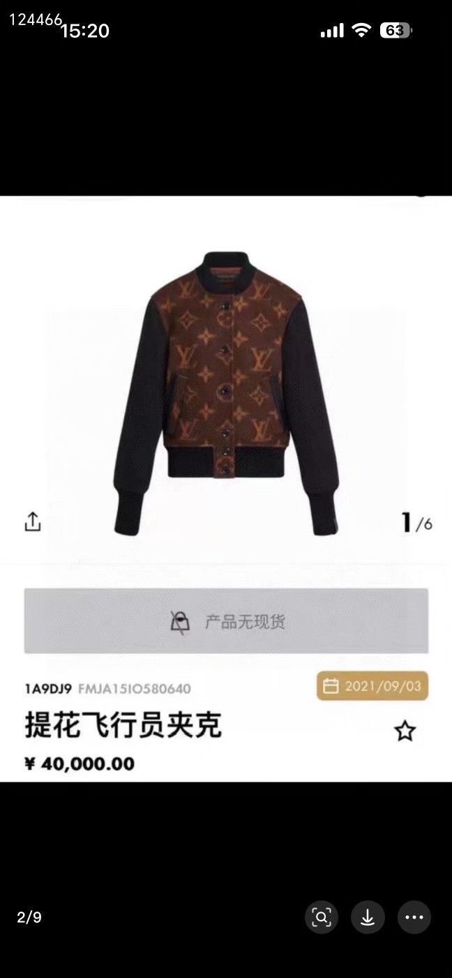 Louis Vuitton Louis Vuitton Brown Bomber Jacket Women Size S / US 4 / IT 40 - 8 Thumbnail