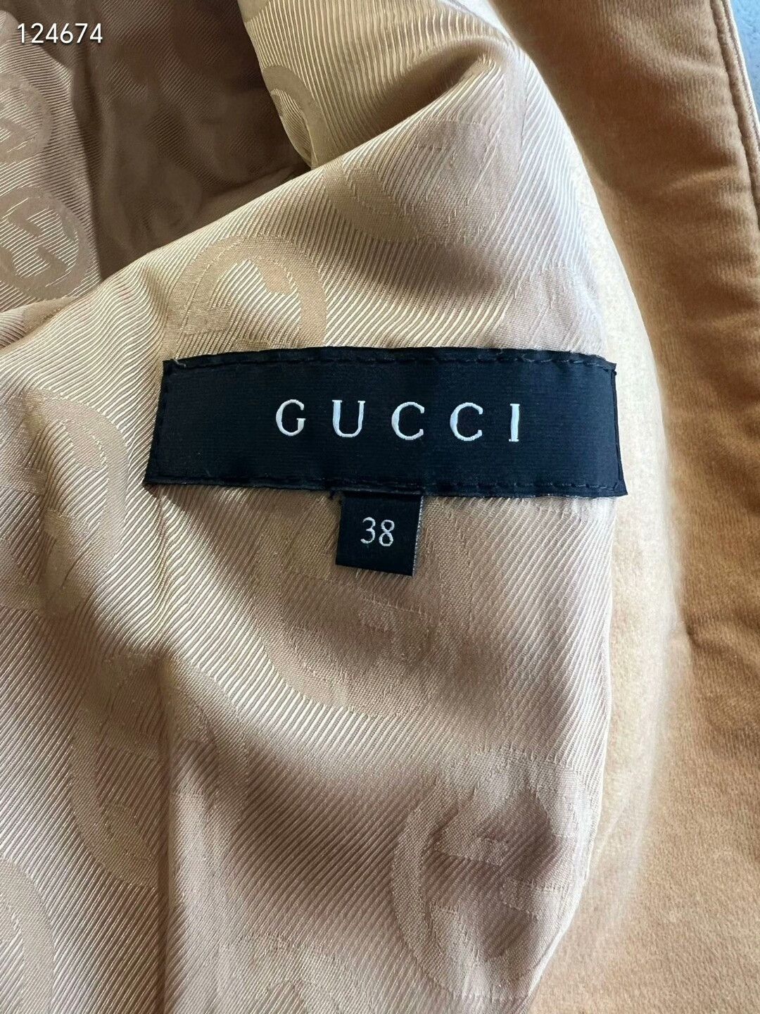 Gucci Gucci Ginger Yellow Velvet Coat 38 Size S / US 4 / IT 40 - 5 Thumbnail