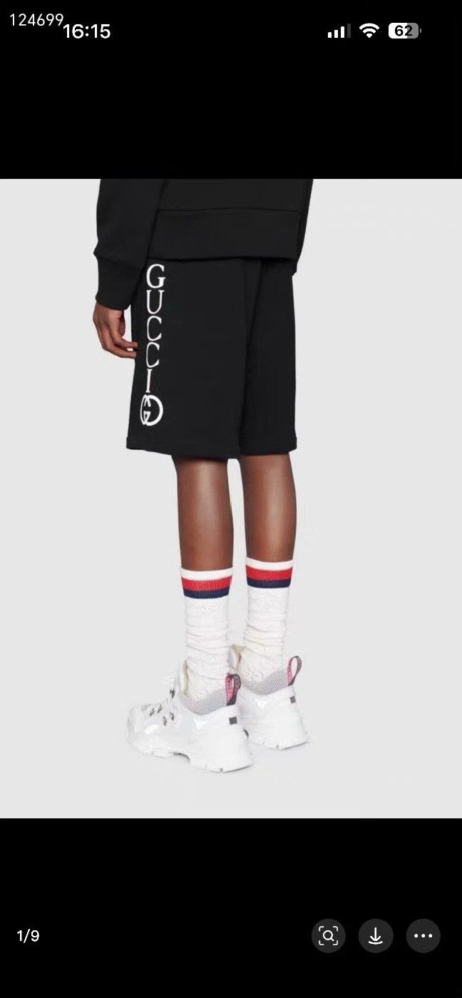 Gucci Gucci Black Letter Logo Casual Sport Shorts Size 32" / US 10 / IT 46 - 6 Thumbnail