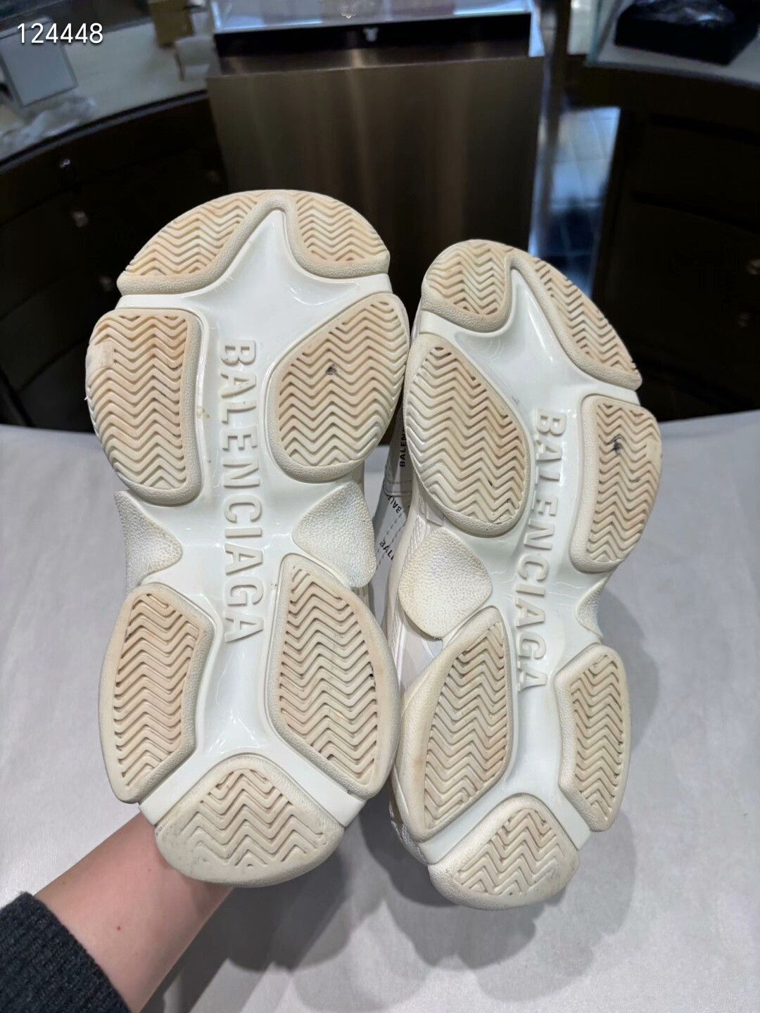 Balenciaga Balenciaga Triple S White Sneakers Size 35 Size US 4 / IT 34 - 7 Thumbnail