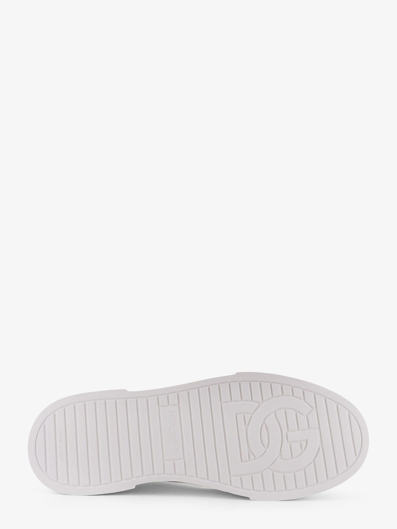 Dolce & Gabbana Leather Sneakers With Iconic Patch Logo On The Side Size US 8.5 / EU 41-42 - 4 Thumbnail