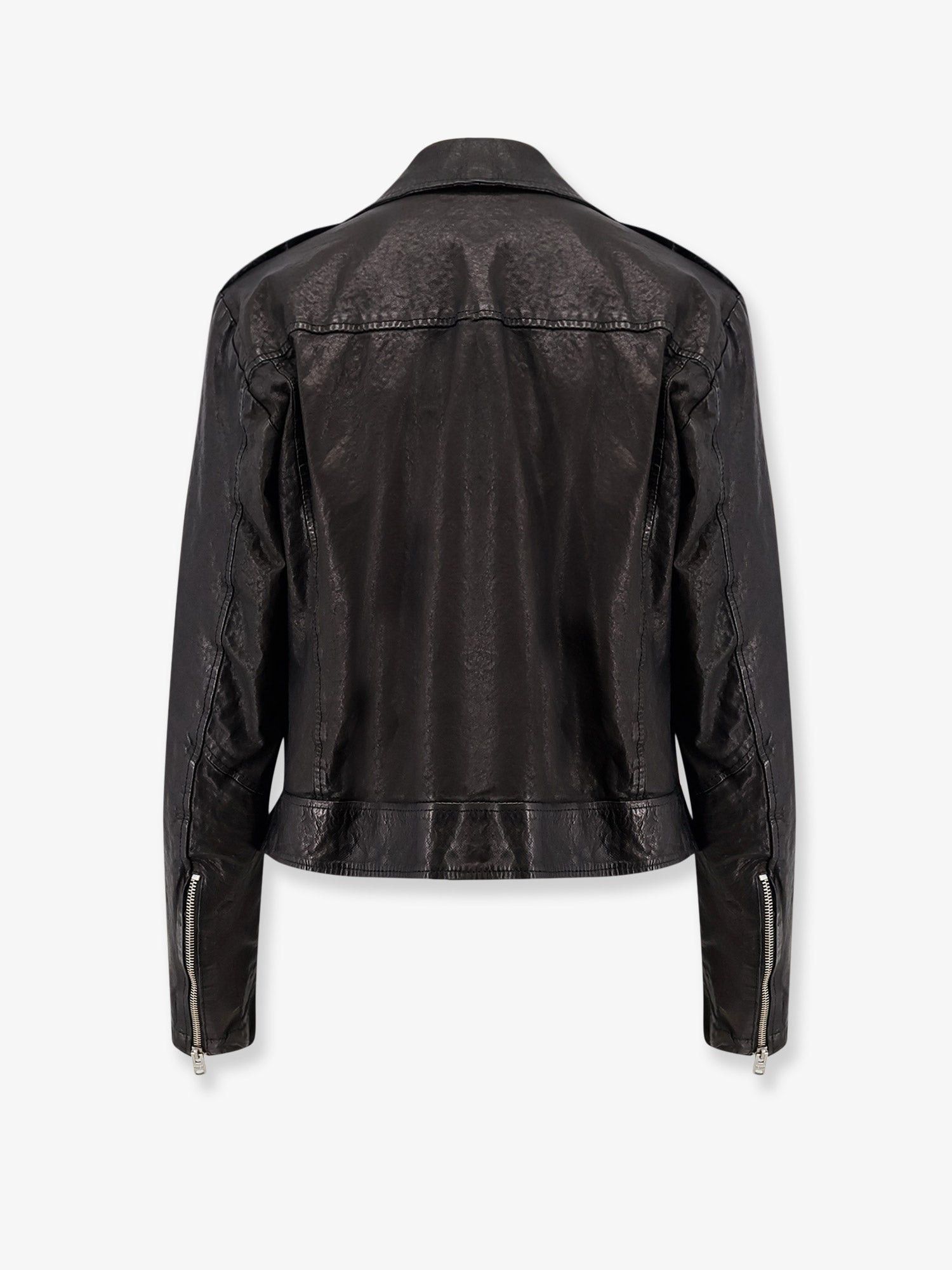 DFour Natural Washed Leather Jacket Size M / US 6-8 / IT 42-44 - 2 Thumbnail