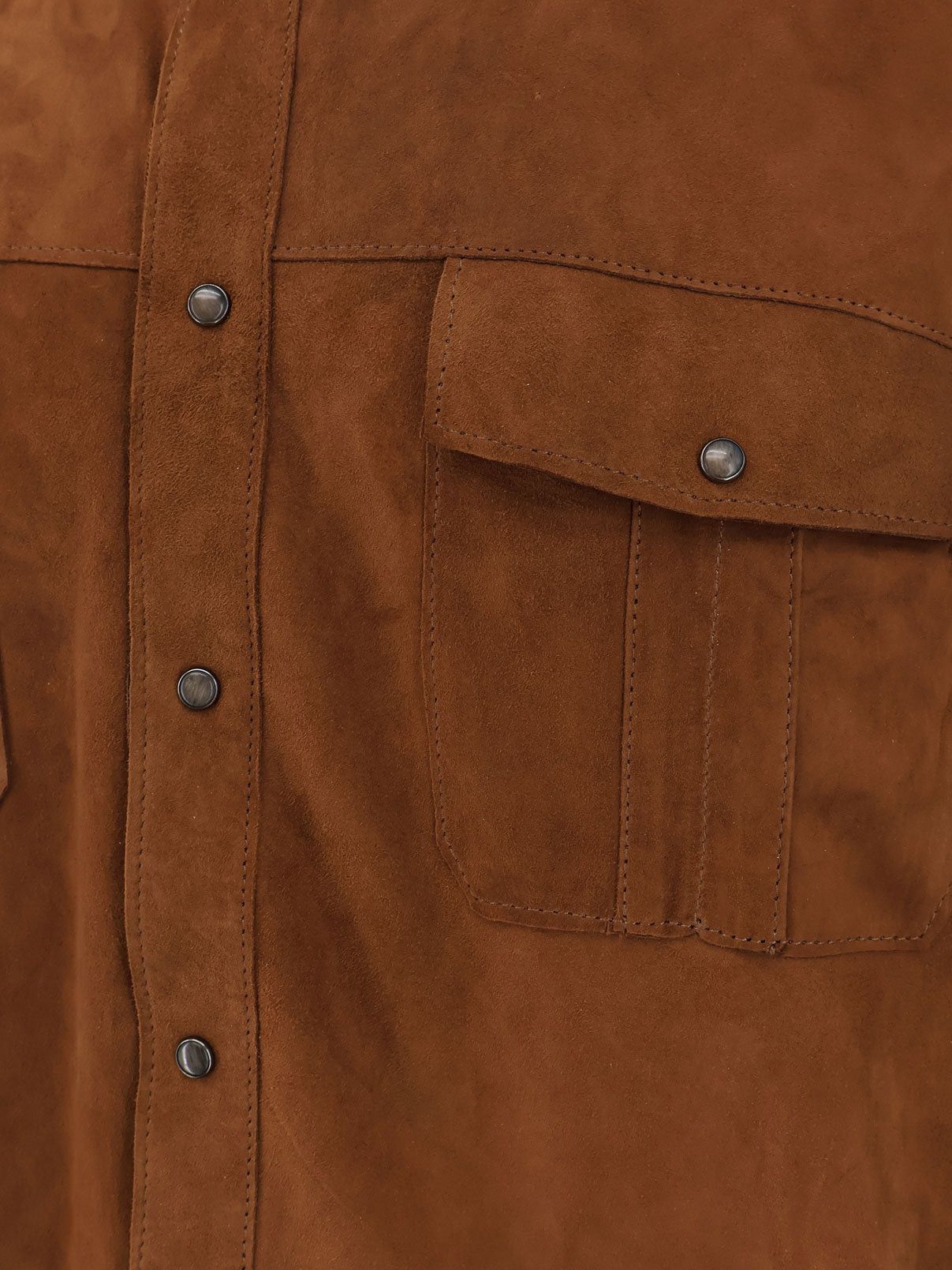 DFour Suede Shirt Size US XL / EU 56 / 4 - 3 Thumbnail