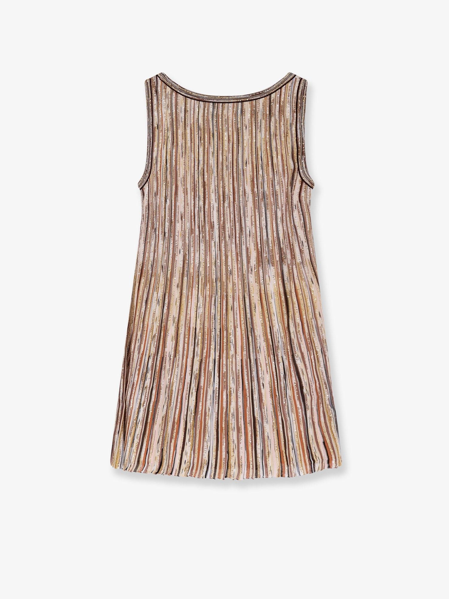 Missoni Short Viscose Blend Dress With All-Over Sequins Size L / US 10 / IT 46 - 2 Thumbnail