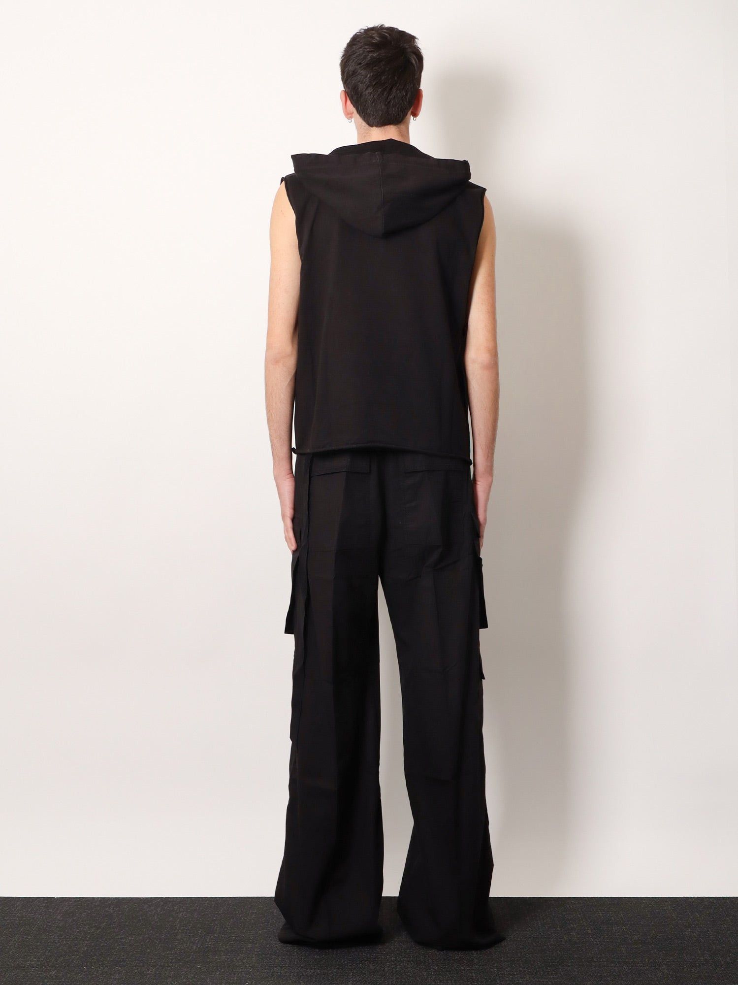 Rick Owens Drkshdw Hooded Tunic Organic Cotton Sweatshirt Size US S / EU 44-46 / 1 - 5 Thumbnail