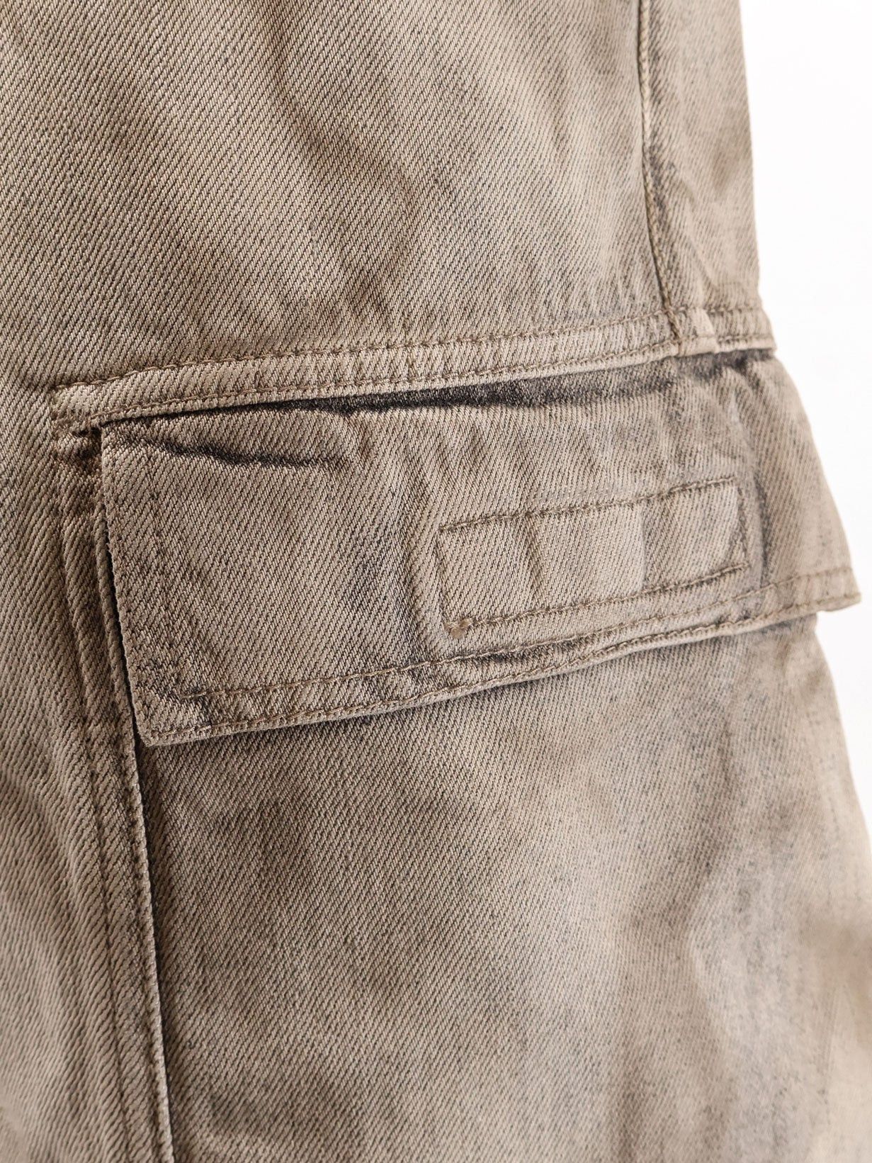 Rick Owens Drkshdw Cargo Denim Jeans Size US 33 - 3 Thumbnail