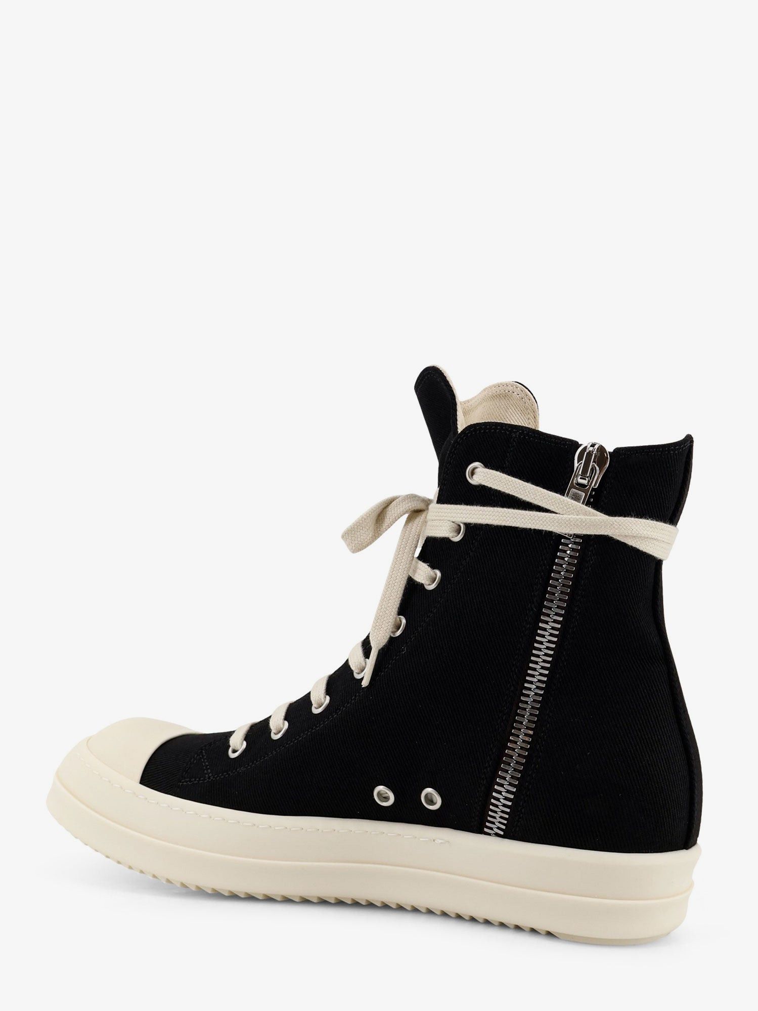 Rick Owens Drkshdw Denim Sneakers With Side Embroidered Logo Size US 11 / EU 44 - 3 Thumbnail