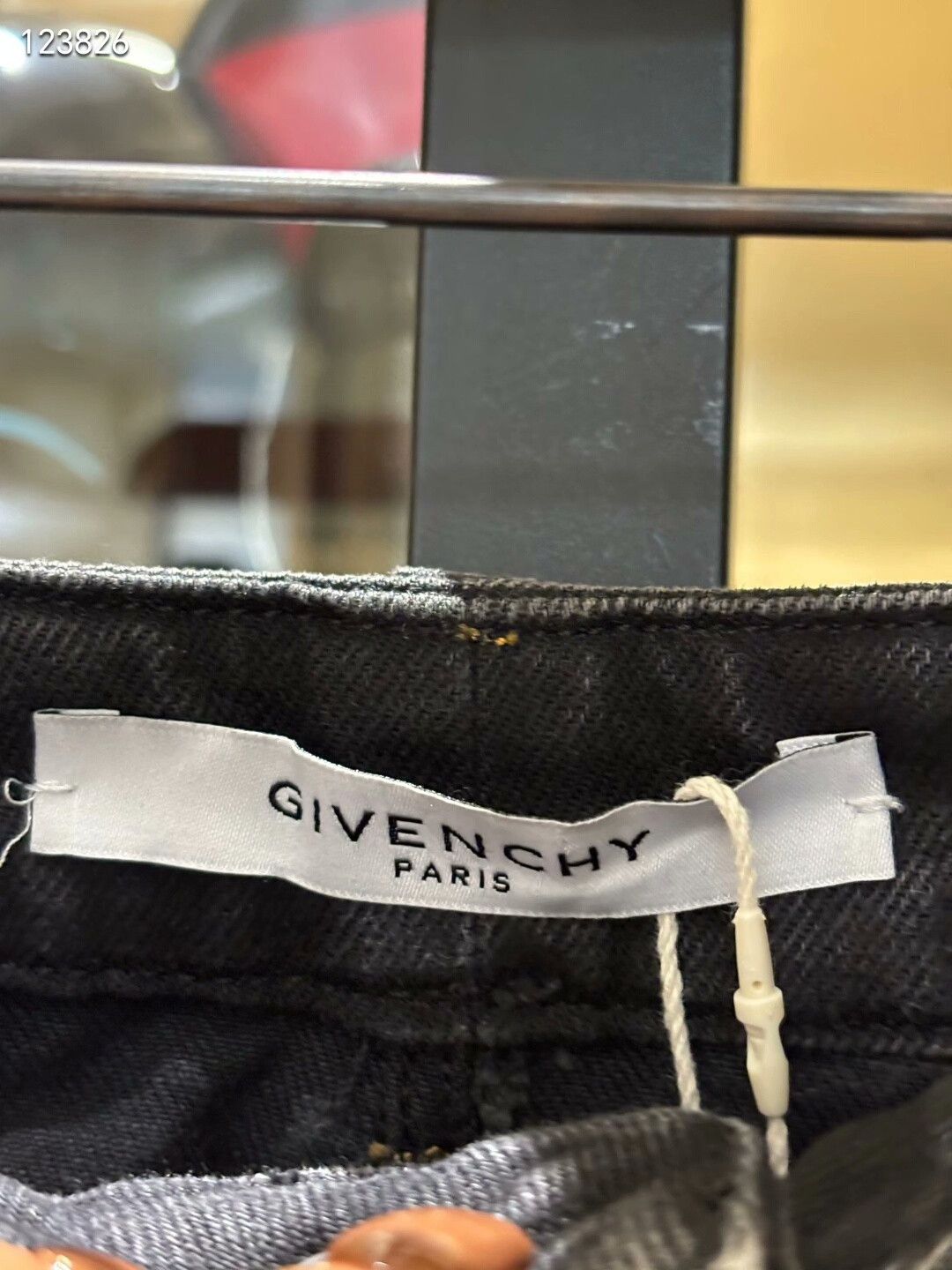 Givenchy Givenchy Black Denim Pencil Skirt Size 38" / US 16 / IT 52 - 3 Thumbnail