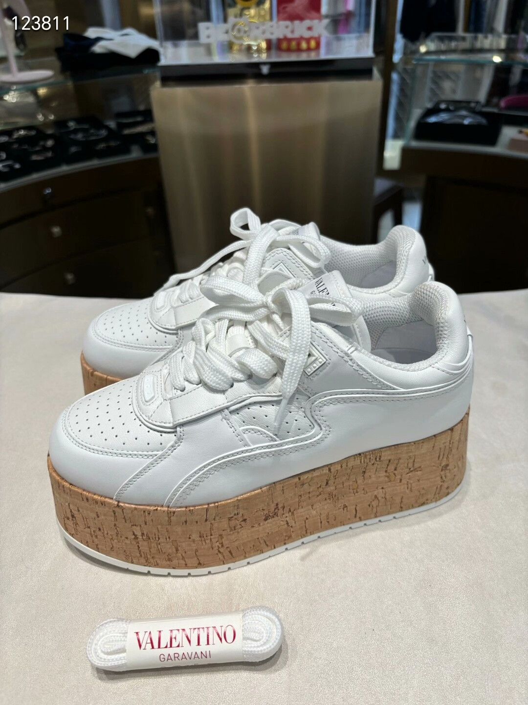 Valentino Valentino 040985v520 Platform White Sneakers Size US 5 / IT 35 - 3 Thumbnail