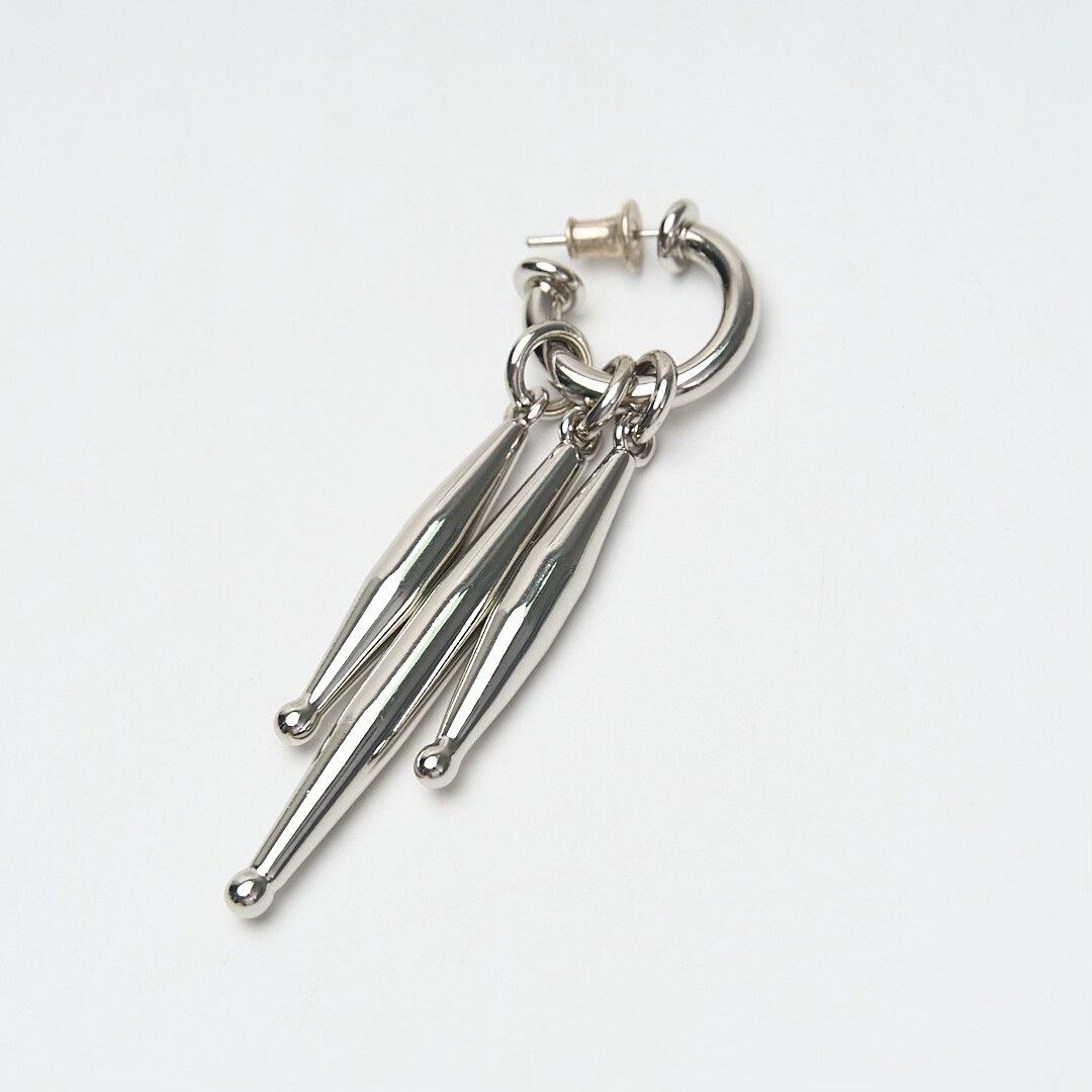 Other TOHUM Vintage Brass Silver-Plated Earrings Size ONE SIZE - 3 Thumbnail