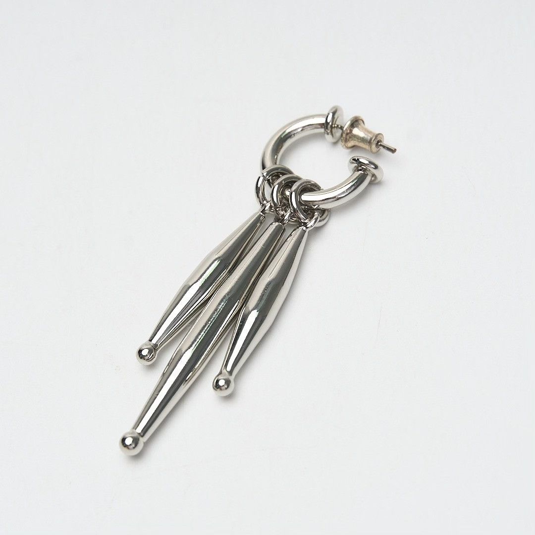 Other TOHUM Vintage Brass Silver-Plated Earrings Size ONE SIZE - 4 Thumbnail