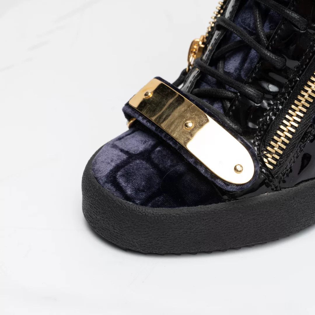 Giuseppe Zanotti Giuseppe Zanotti Women's Velvet Ankle Boots Size US 6 / IT 36 - 4 Thumbnail