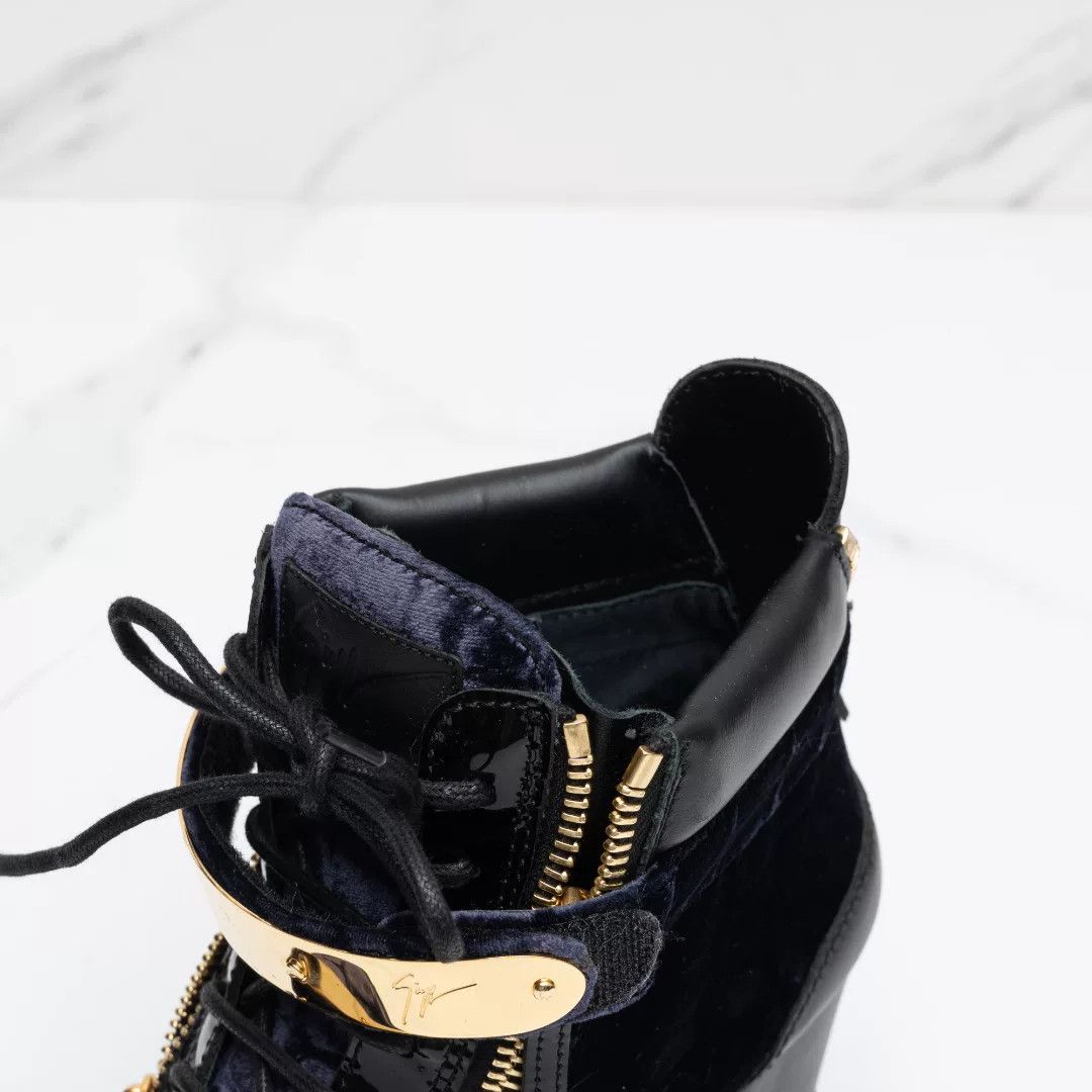 Giuseppe Zanotti Giuseppe Zanotti Women's Velvet Ankle Boots Size US 6 / IT 36 - 6 Thumbnail