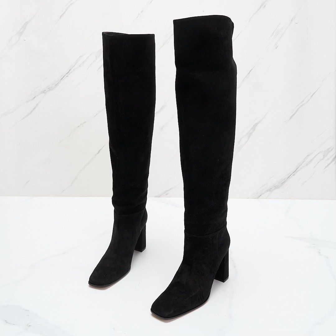 Gianvito Rossi Gianvito Rossi Women's High Heel Suede Over-the-Knee Boots Size US 7 / IT 37 - 2 Thumbnail