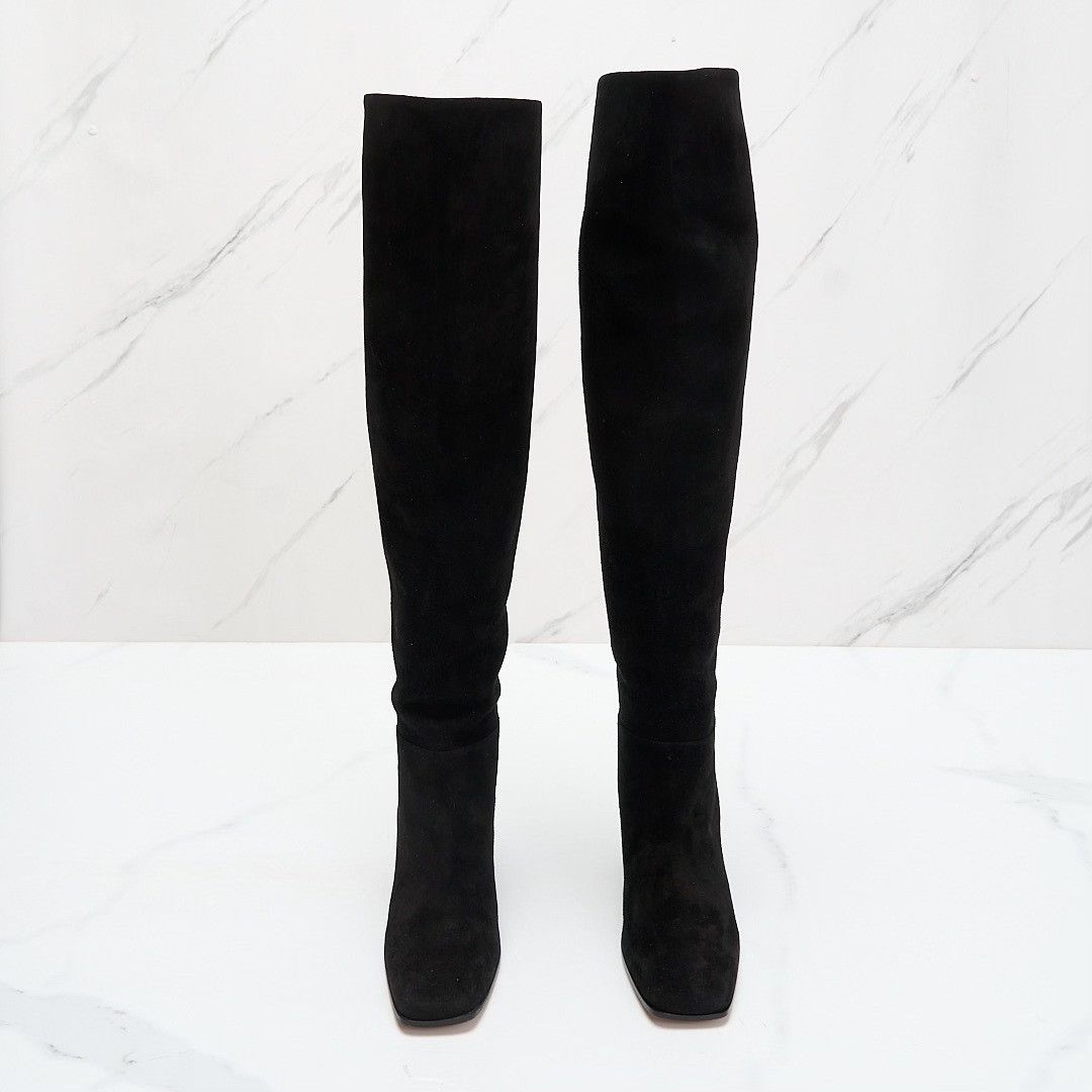 Gianvito Rossi Gianvito Rossi Women's High Heel Suede Over-the-Knee Boots Size US 7 / IT 37 - 4 Thumbnail