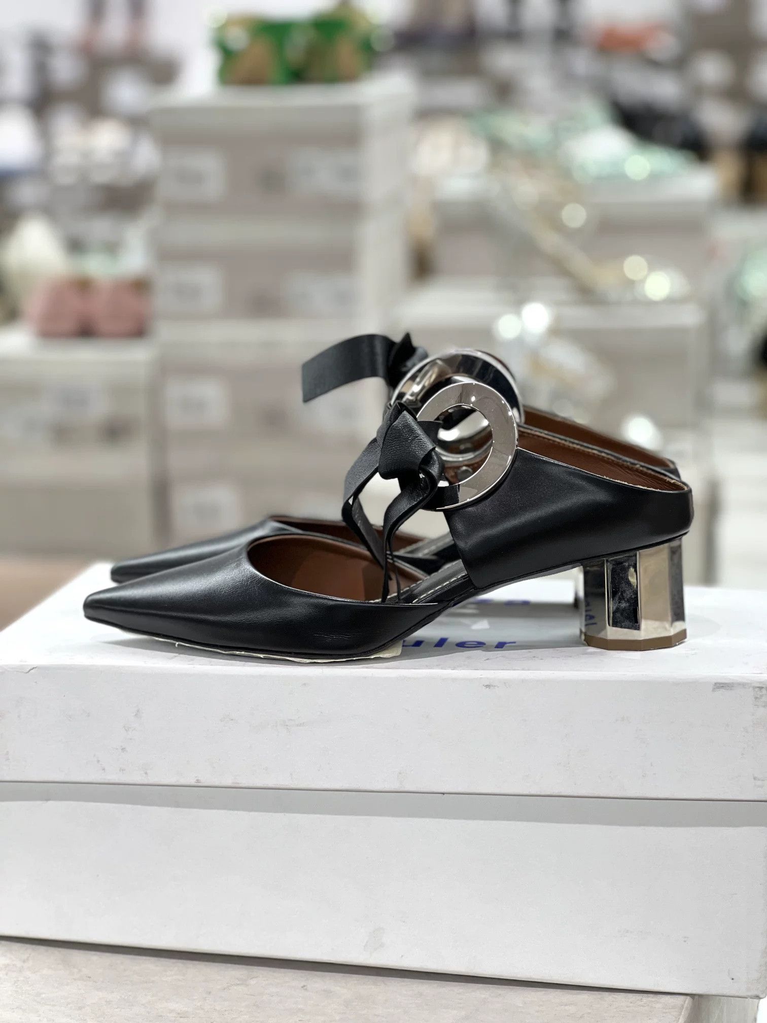 Proenza Schouler Proenza Schouler Circle Heel Shoes Size US 4 / IT 34 - 2 Thumbnail