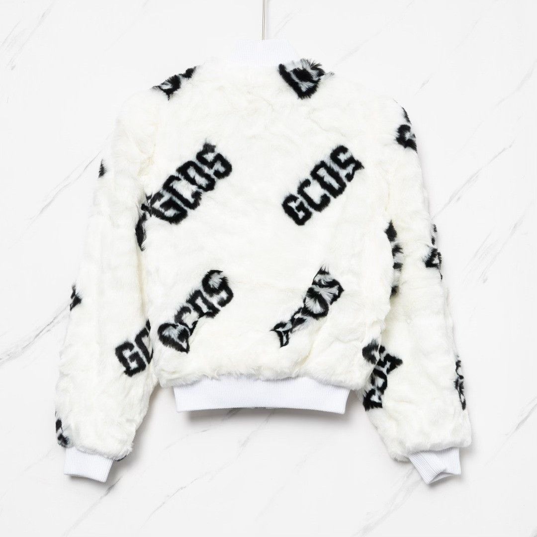 GCDS GCDS Women's All-over Logo Fur Coat Size M / US 6-8 / IT 42-44 - 5 Thumbnail