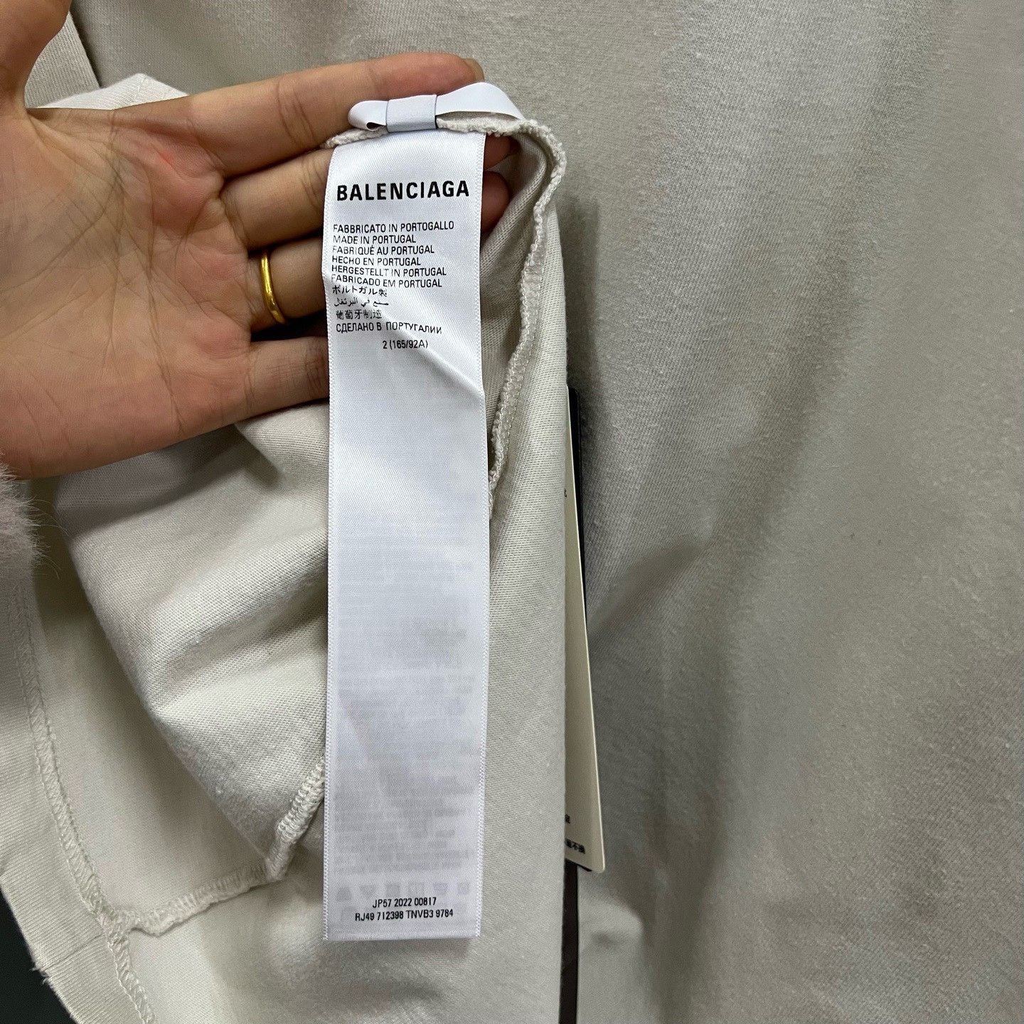 Balenciaga Balenciaga Letter Apple Logo Short-Sleeve Size M / US 6-8 / IT 42-44 - 4 Thumbnail