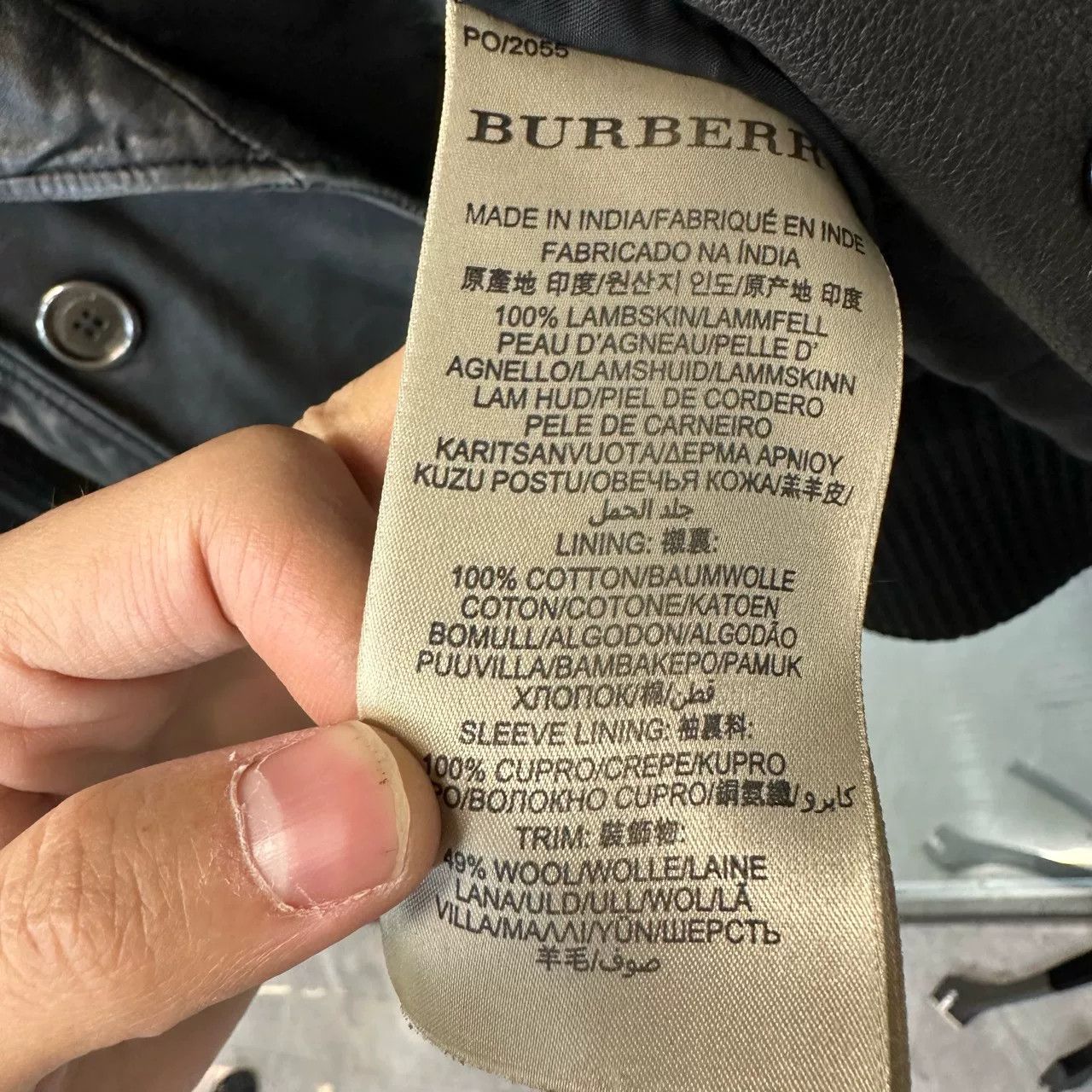 Burberry Burberry Black Lapel Leather Jacket Size XXS / US 00 / IT 34 - 5 Thumbnail