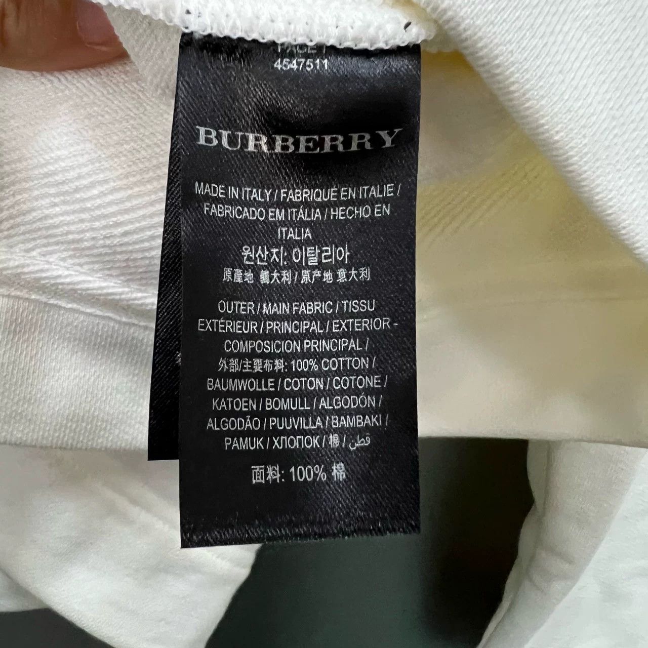 Burberry Burberry Crystal Pendant Sweatshirt Size L / US 10 / IT 46 - 6 Thumbnail