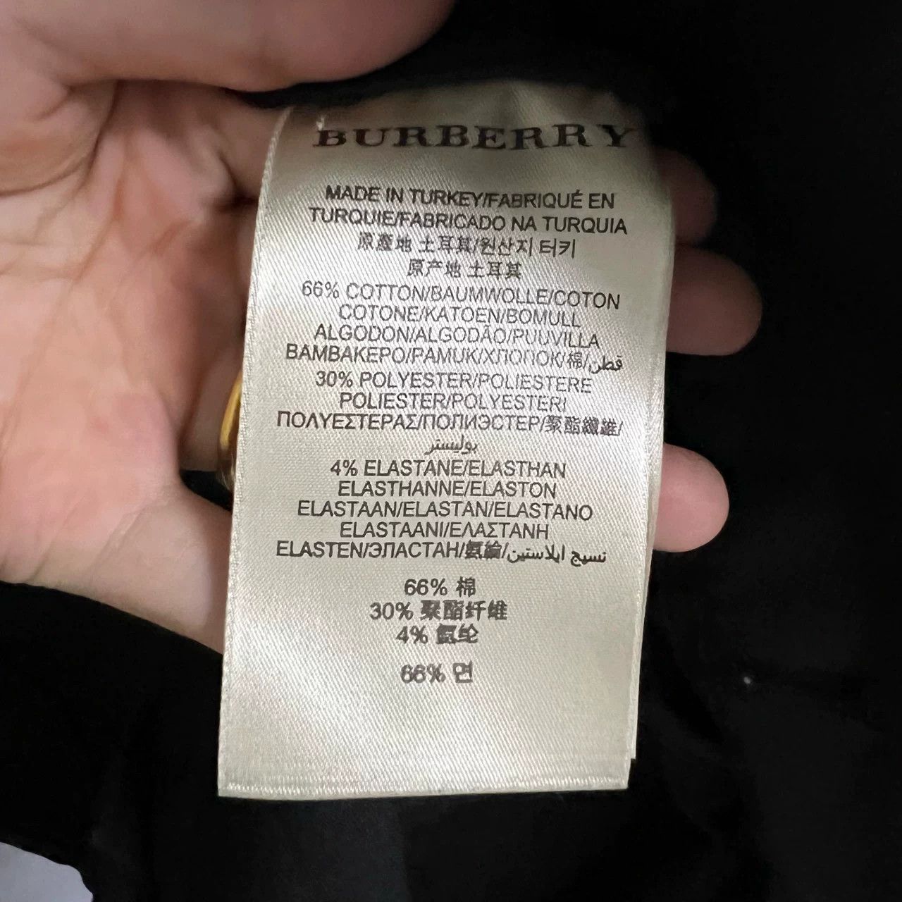 Burberry Burberry Black Double-Breasted Leather Jacket Size S / US 4 / IT 40 - 4 Thumbnail