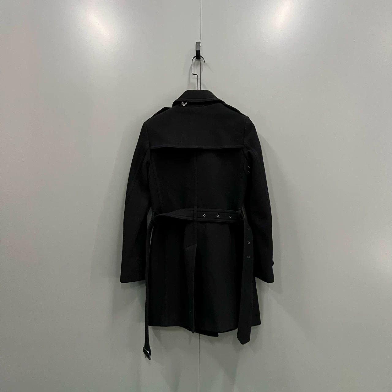 Burberry Burberry Black Double-Breasted Coat Size XS / US 0-2 / IT 36-38 - 2 Thumbnail