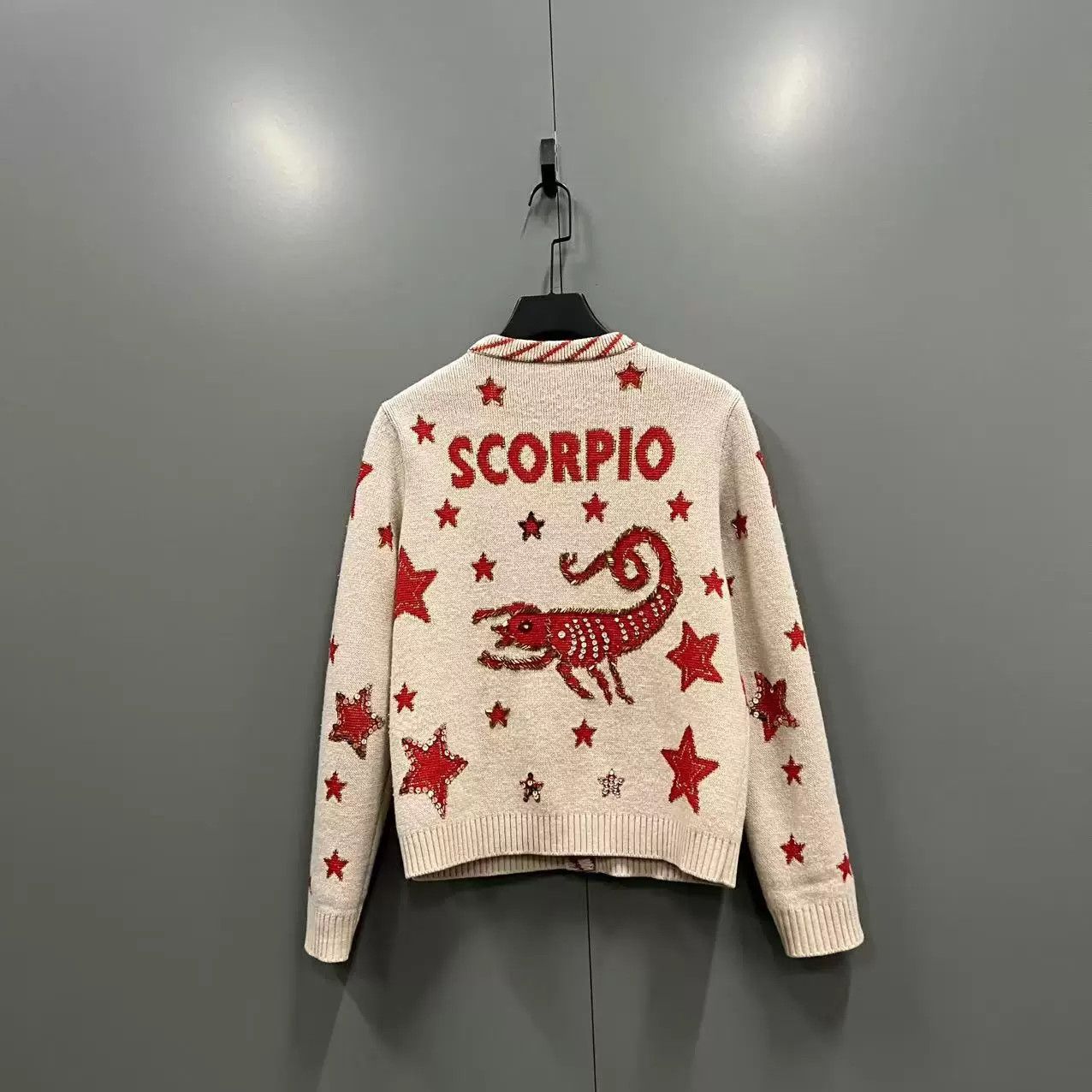 Gucci Gucci Sequin Pearl Embroidered Knit Cardigan Size M / US 6-8 / IT 42-44 - 2 Thumbnail