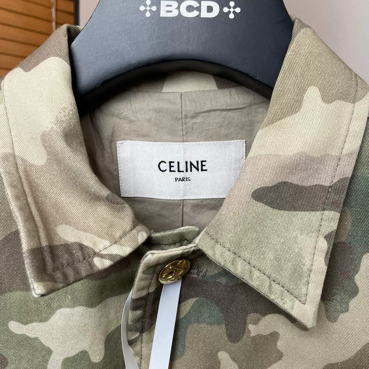 Celine CELINE Denim Camouflage Jacket Size XXS / US 00 / IT 34 - 3 Thumbnail