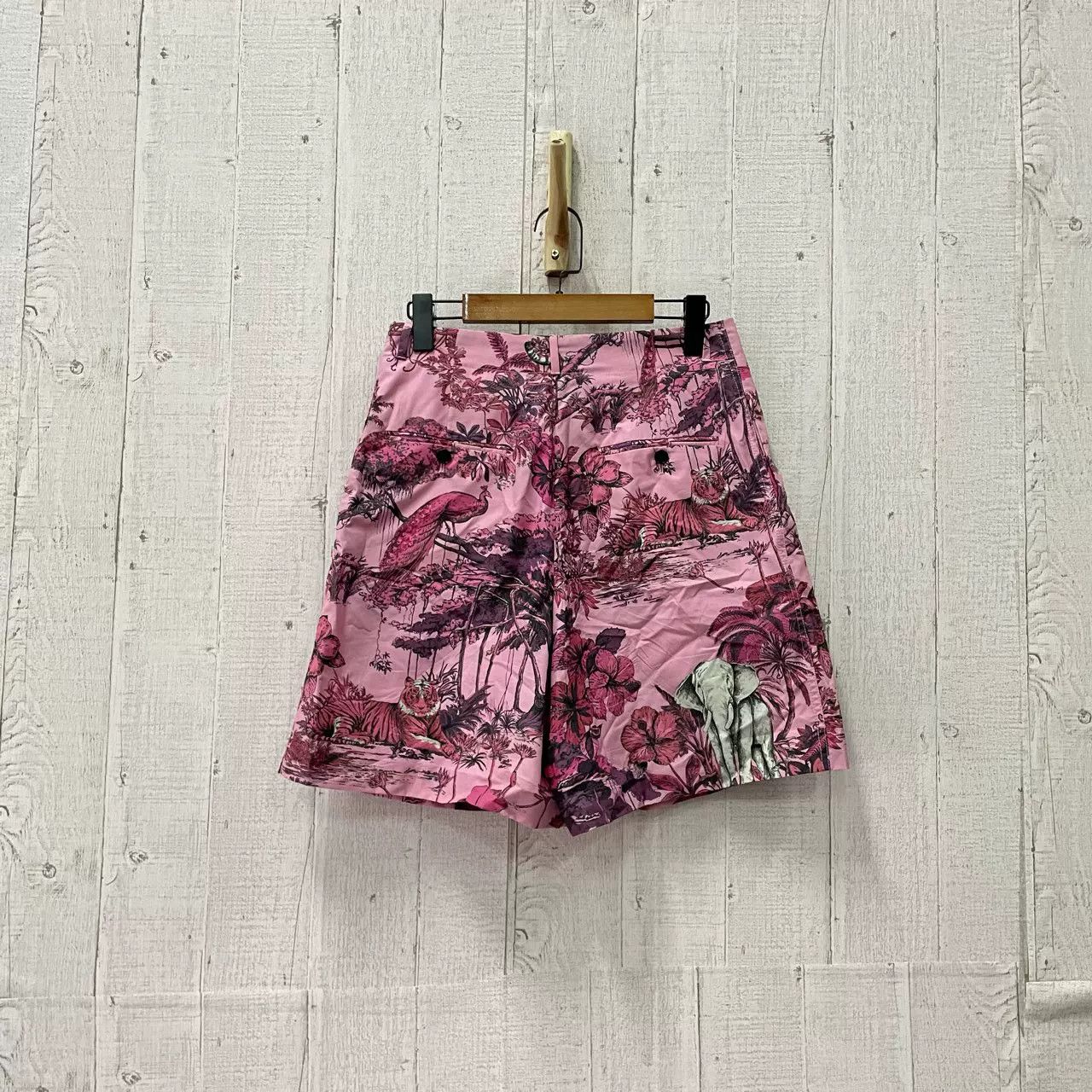 Dior Dior Animal Print Shorts Size 40" / US 18 - 2 Thumbnail