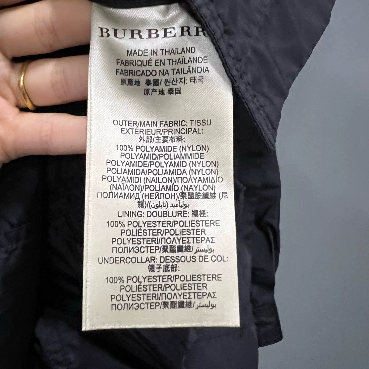Burberry Burberry Black Double-Breasted Trench Coat Size XXS / US 00 / IT 34 - 4 Thumbnail