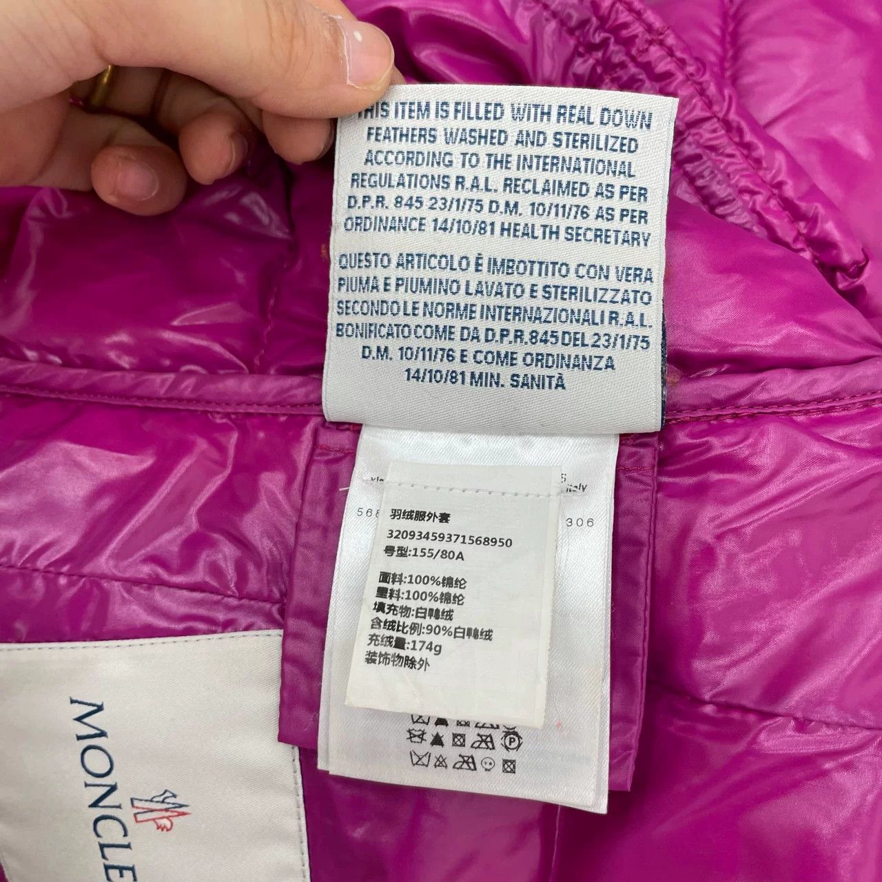 Moncler Moncler Pink Down Jacket Size 0 Size XS / US 0-2 / IT 36-38 - 4 Thumbnail