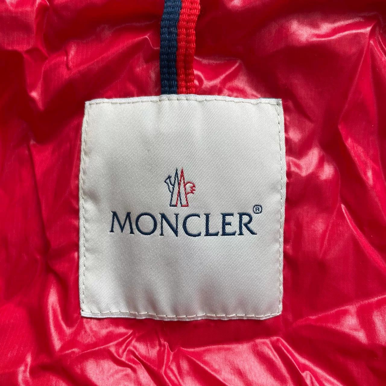 Moncler Moncler Red Down Jacket Size S / US 4 / IT 40 - 3 Thumbnail
