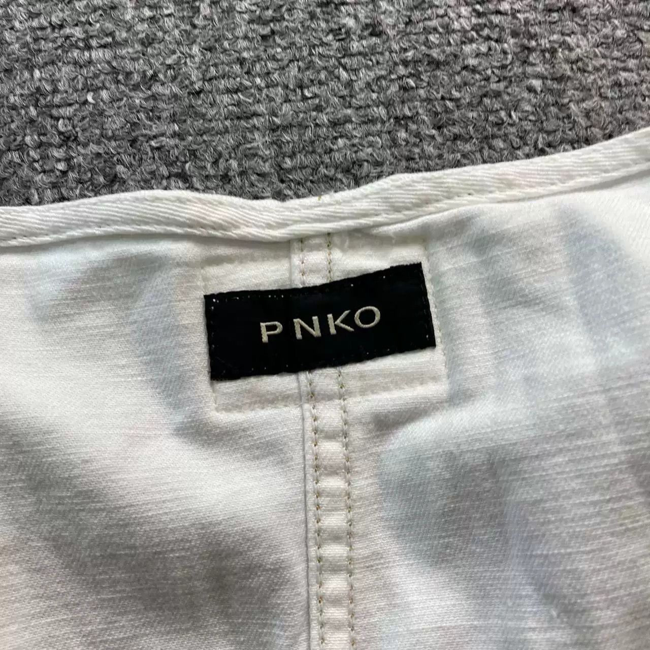 Pinko PINKO White Denim Vest Size S / US 4 / IT 40 - 2 Thumbnail