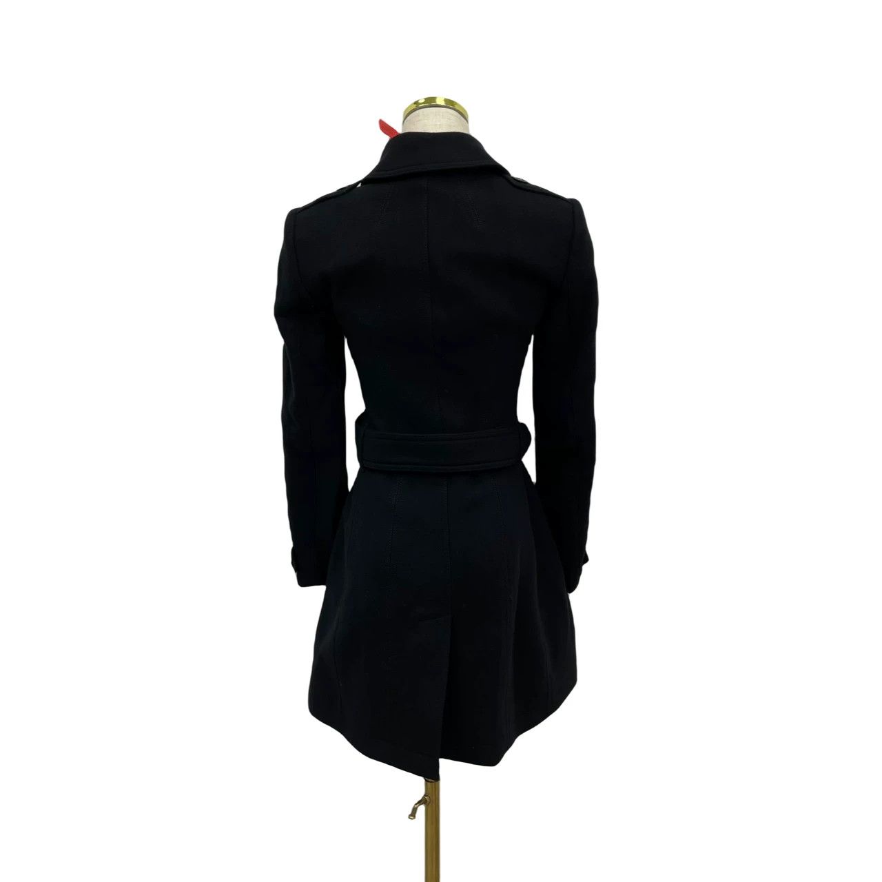 Burberry Burberry Black Belted Coat Size M / US 6-8 / IT 42-44 - 2 Thumbnail