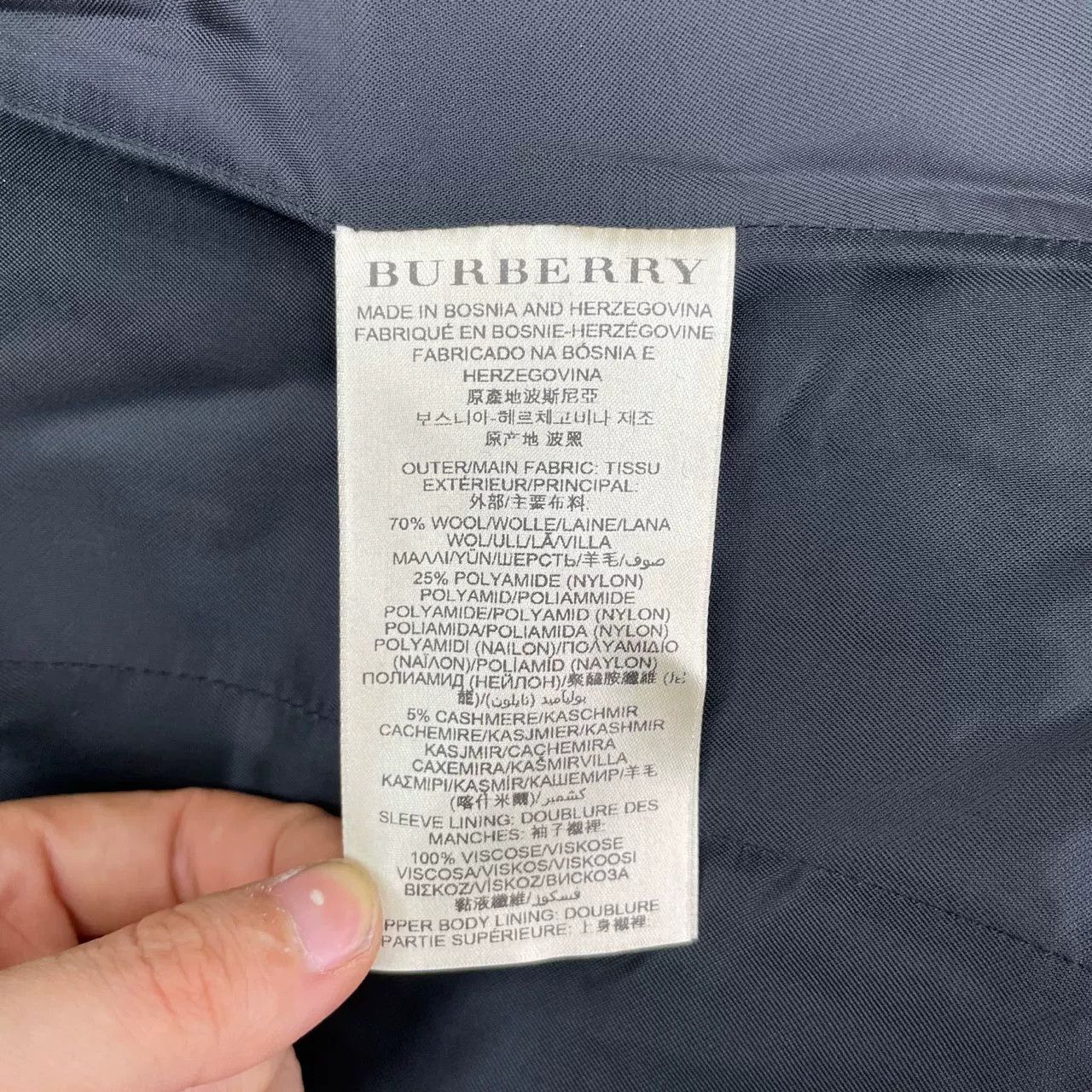 Burberry Burberry Black Belted Coat Size M / US 6-8 / IT 42-44 - 4 Thumbnail