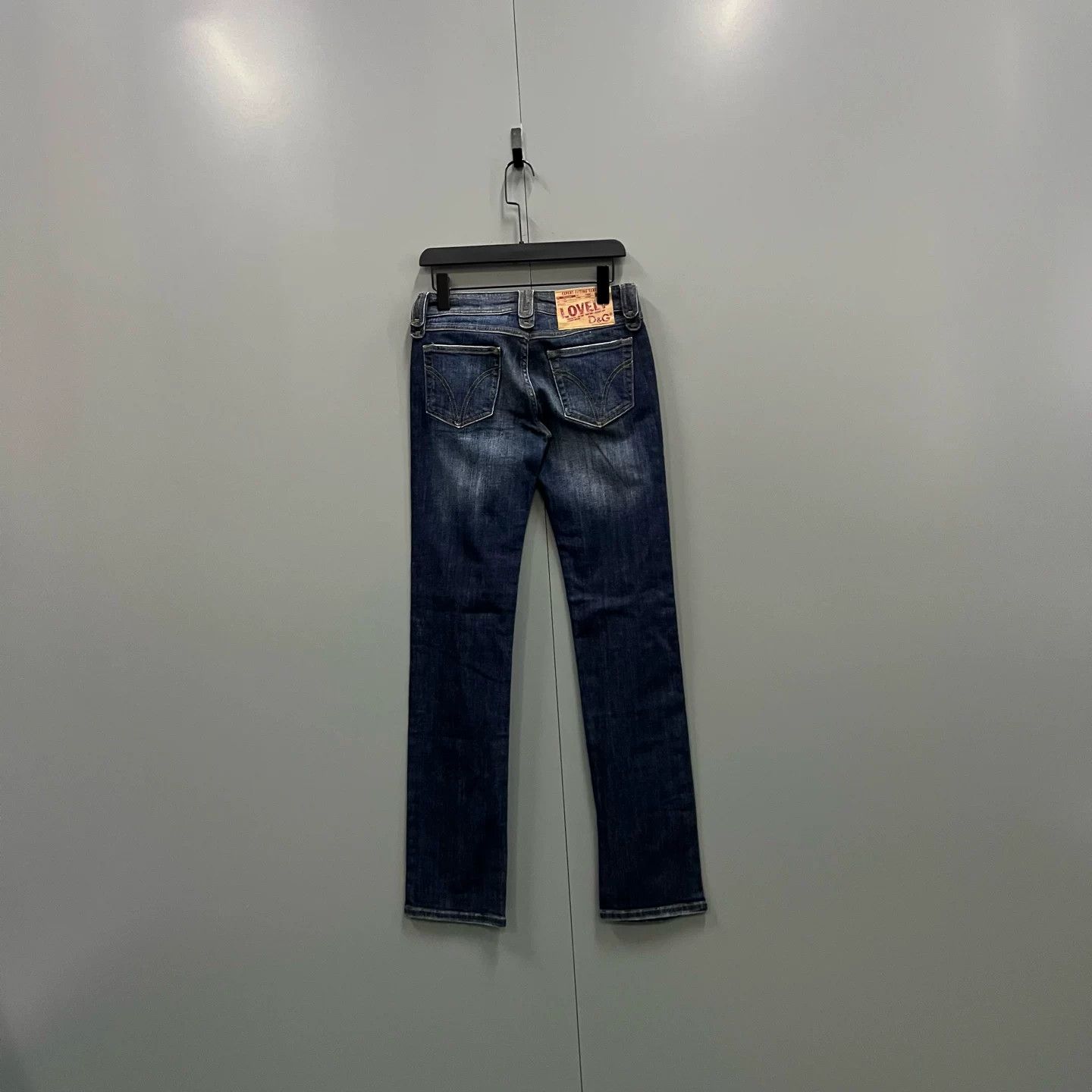 Dolce & Gabbana Dolce Gabbana Dark Blue Straight Jeans 25 Size 25" / US 0 / IT 36 - 2 Thumbnail