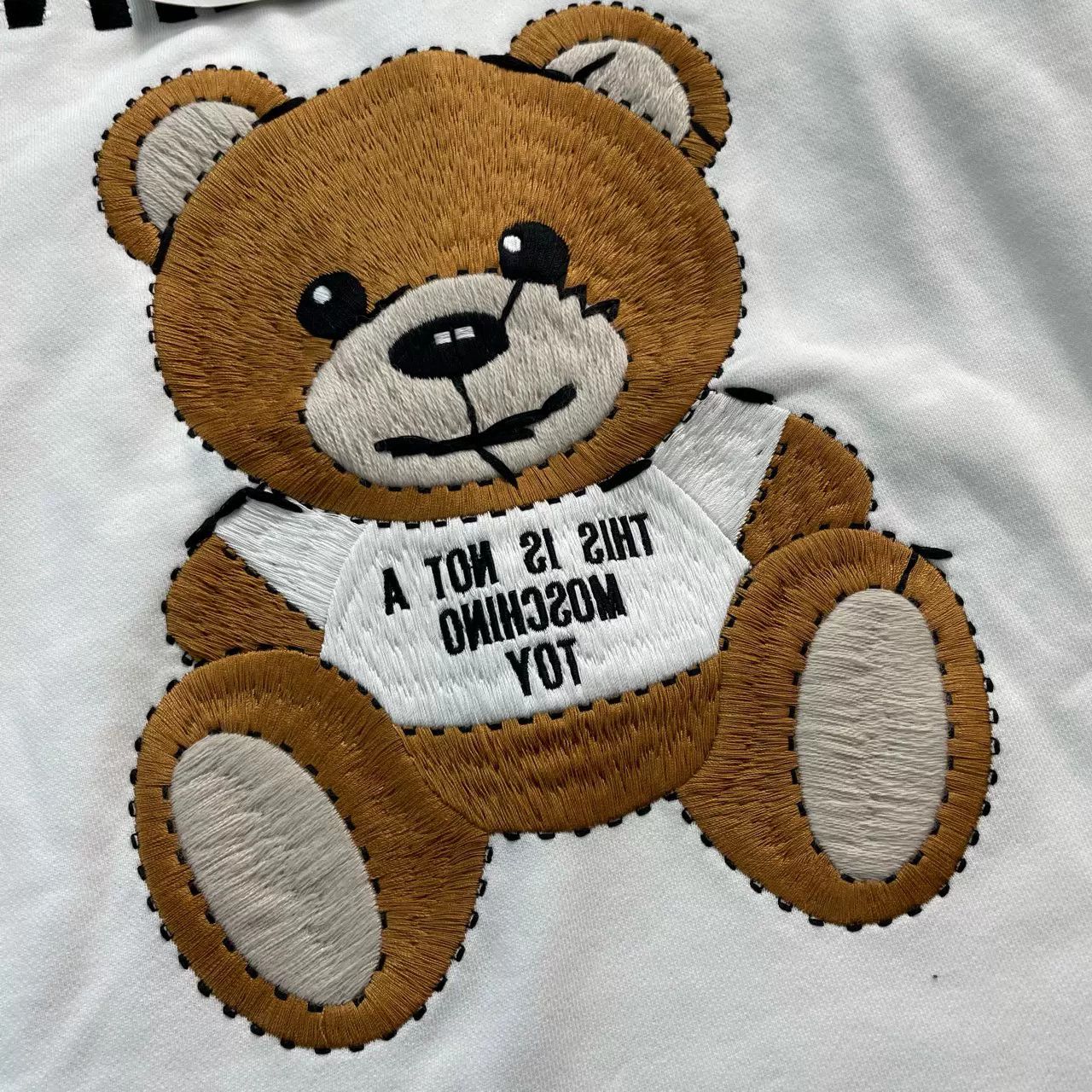 Moschino MOSCHINO Teddy Bear Long Hoodie Size S / US 4 / IT 40 - 5 Thumbnail
