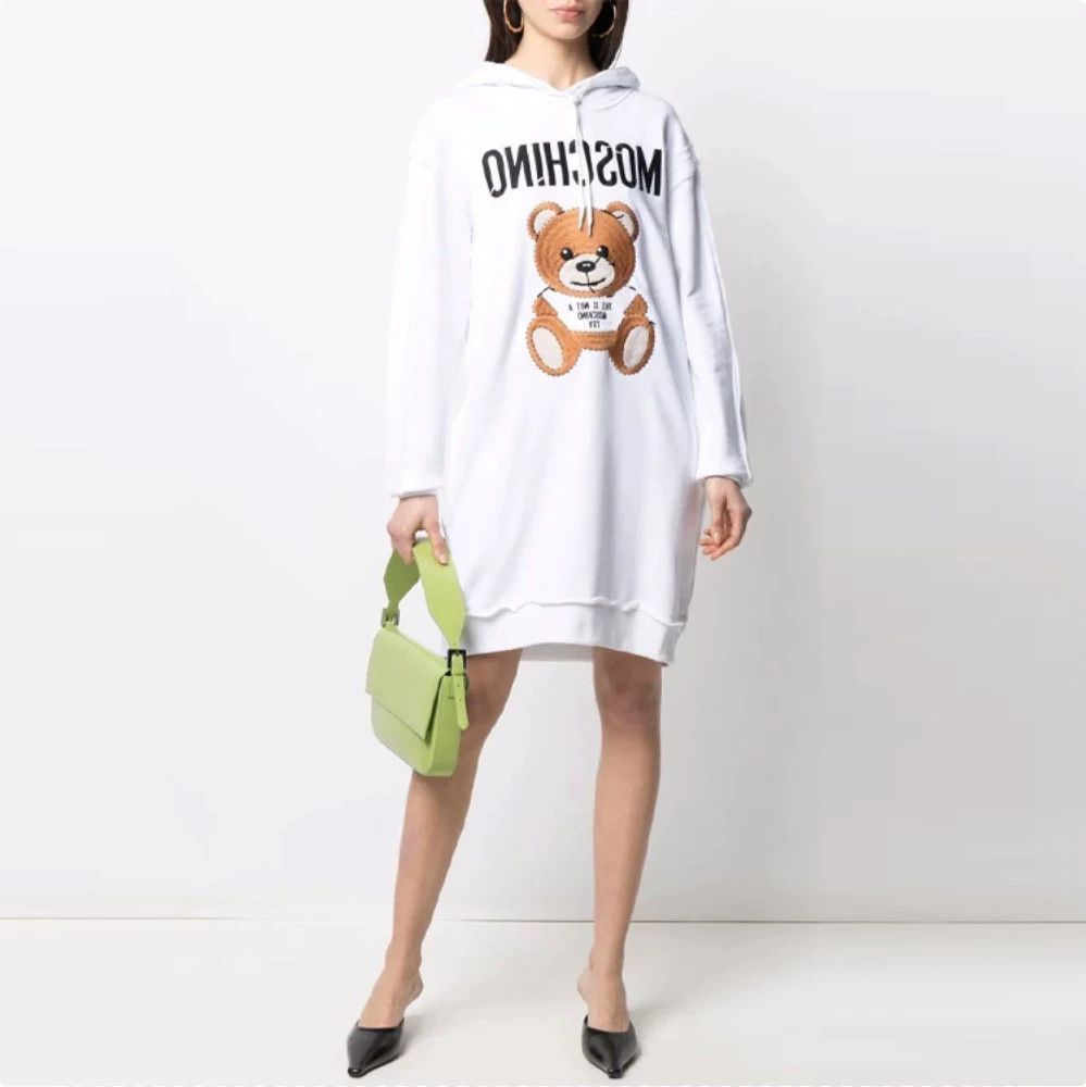 Moschino MOSCHINO Teddy Bear Long Hoodie Size S / US 4 / IT 40 - 3 Thumbnail