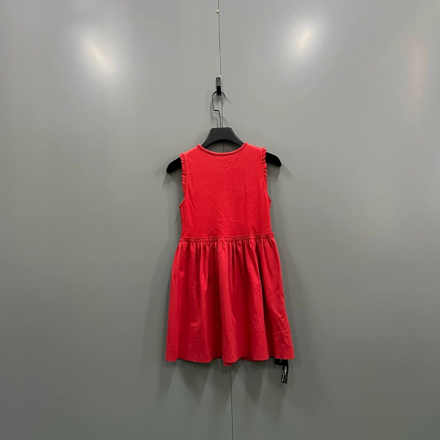 Miu Miu Miu Miu Red Ruffle Striped Sleeveless Dress Size S / US 4 / IT 40 - 3 Thumbnail