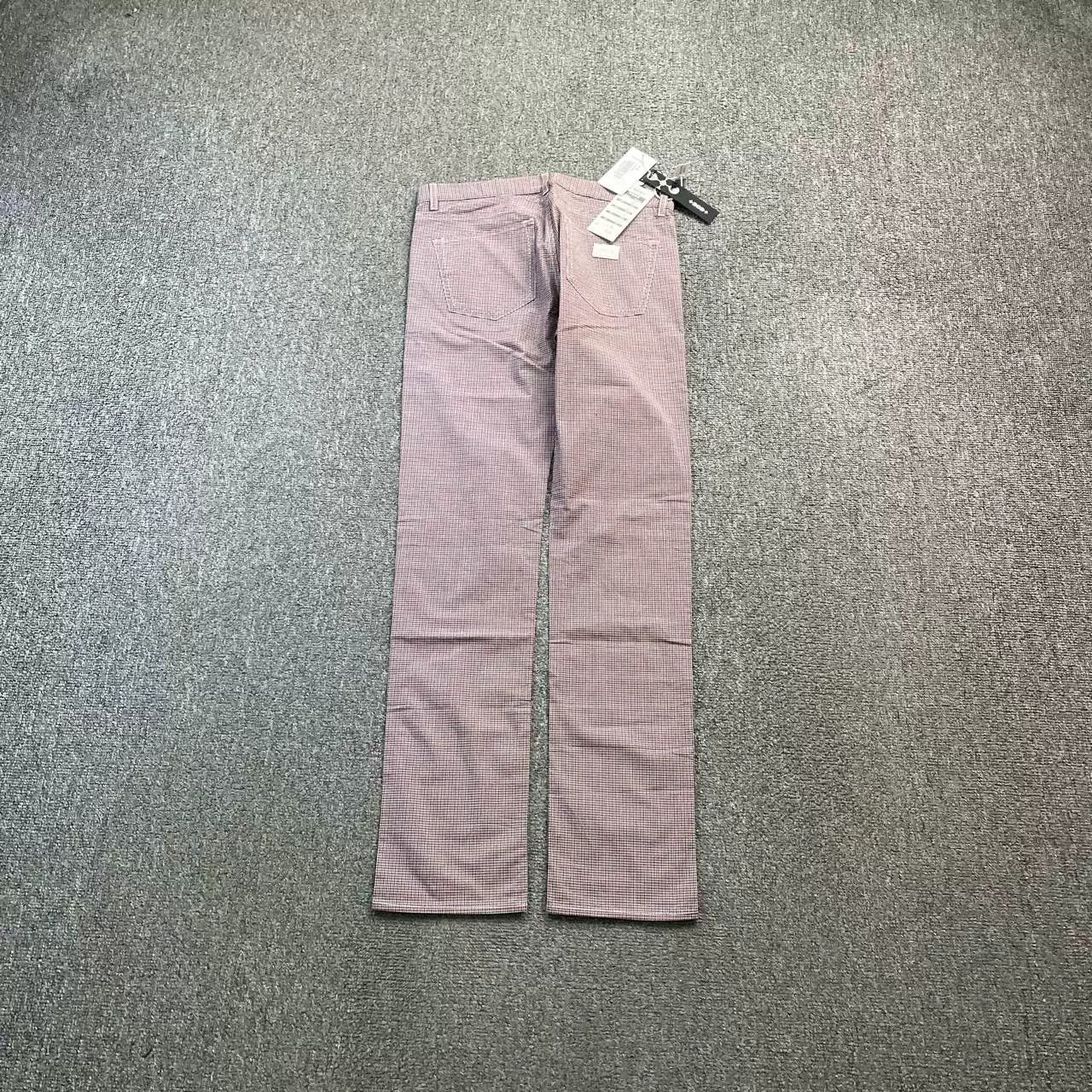Moschino MOSCHINO Pink Plaid Trousers Size 42" / US 20 - 2 Thumbnail