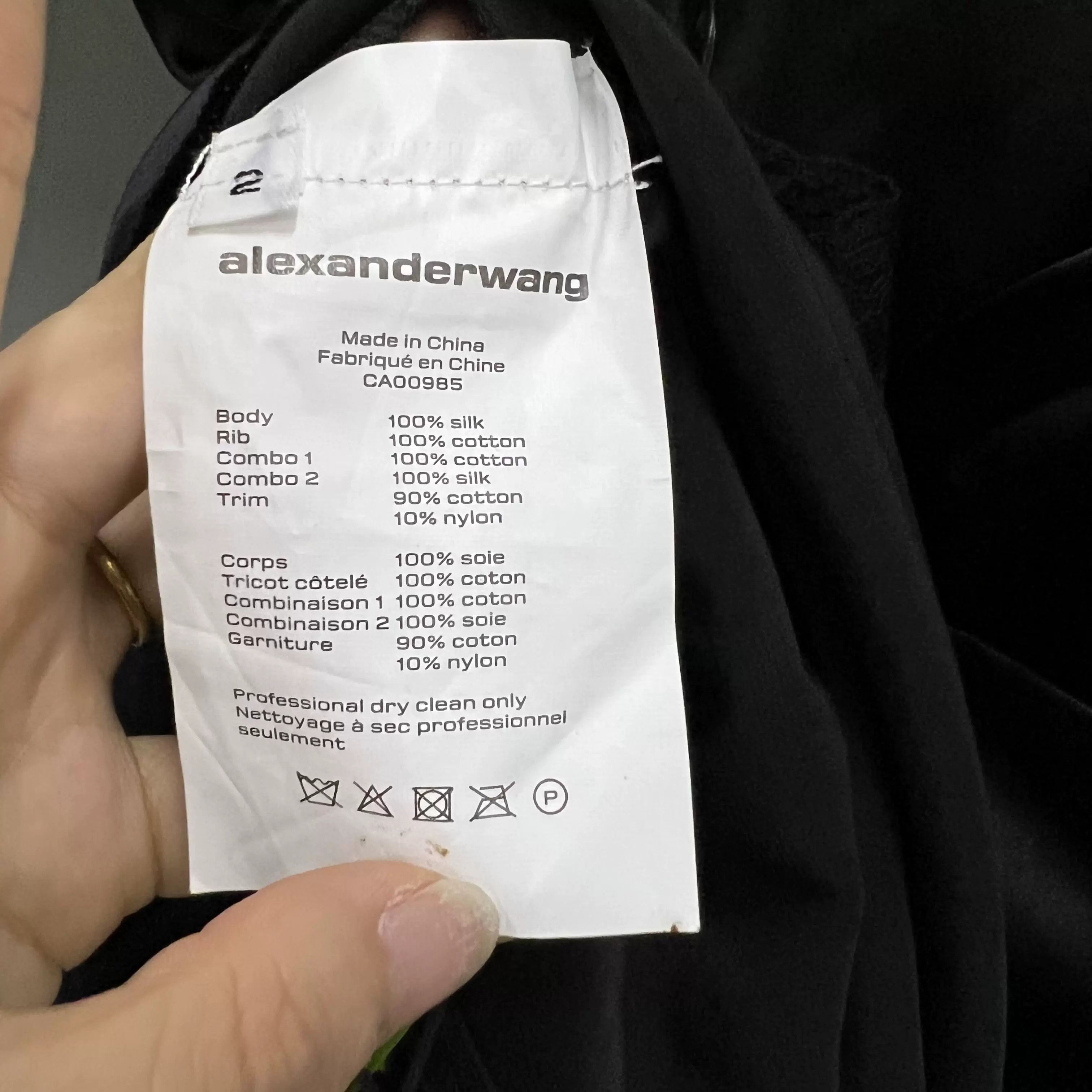 Alexander Wang Alexander Wang Black Paneled Pleated Dress Size M / US 6-8 / IT 42-44 - 4 Thumbnail