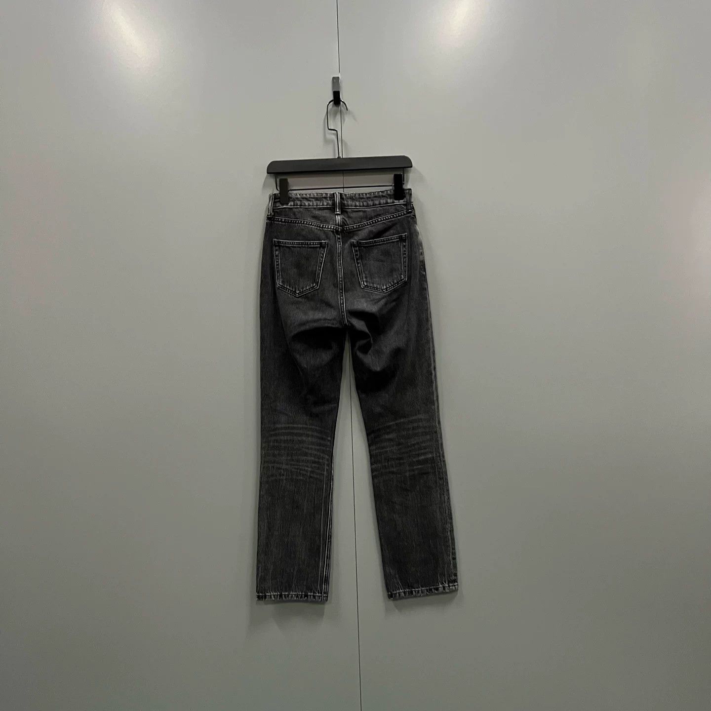 Alexander Wang Alexander Wang Black Gray Denim Casual Pants Size 25" / US 0 / IT 36 - 2 Thumbnail