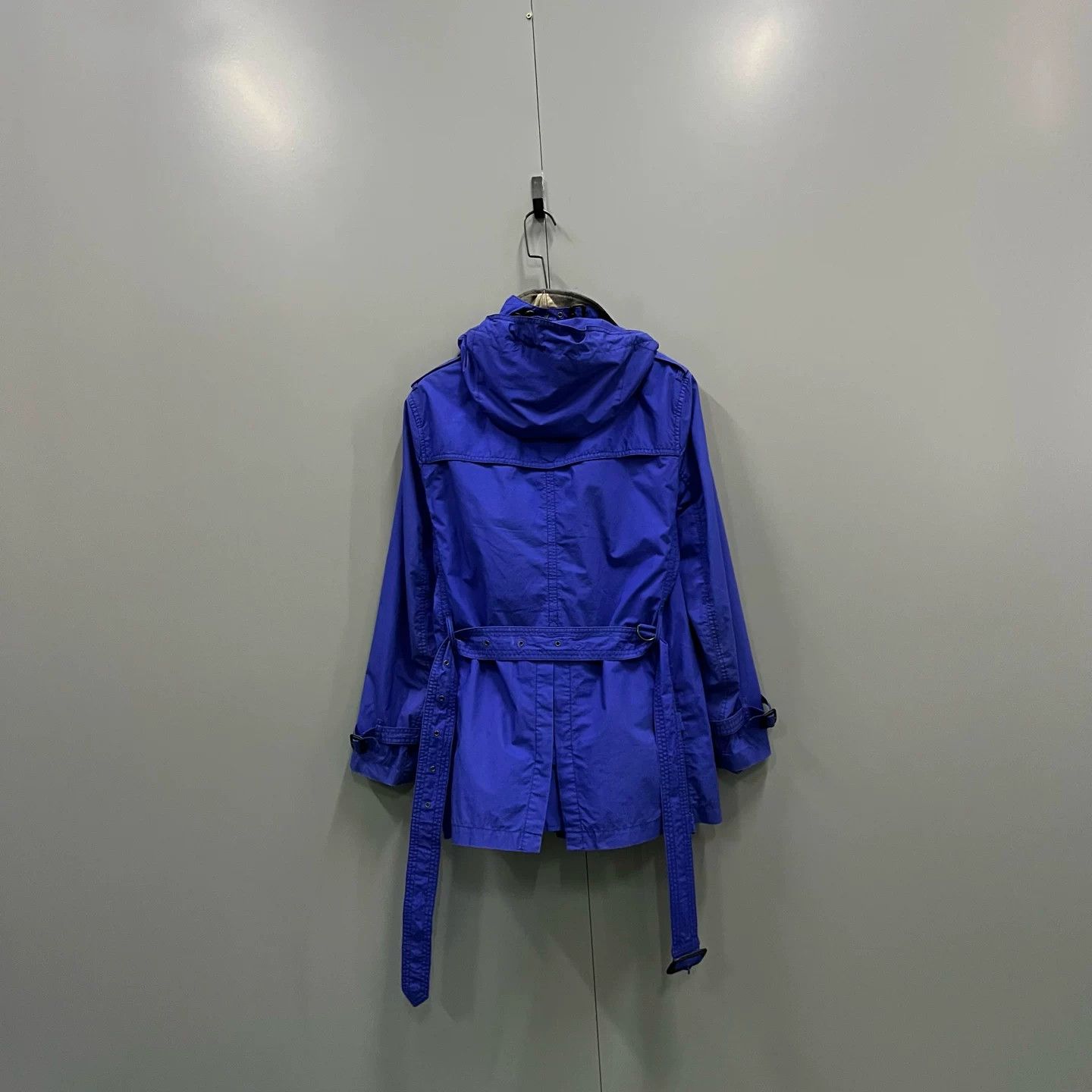 Burberry Burberry Blue Double-Breasted Trench Coat Size S / US 4 / IT 40 - 2 Thumbnail