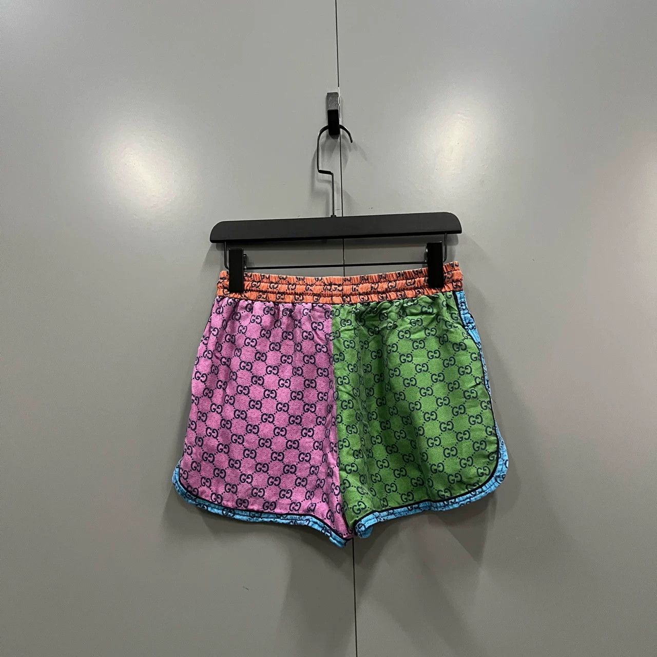 Gucci Gucci Colorblock Monogram Shorts Size 22" - 2 Thumbnail