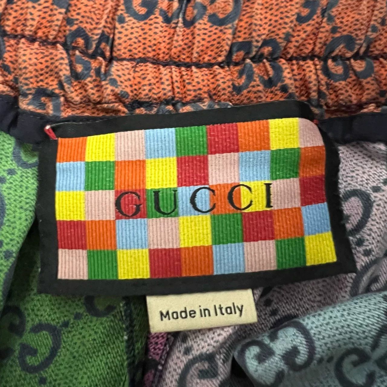 Gucci Gucci Colorblock Monogram Shorts Size 22" - 3 Thumbnail