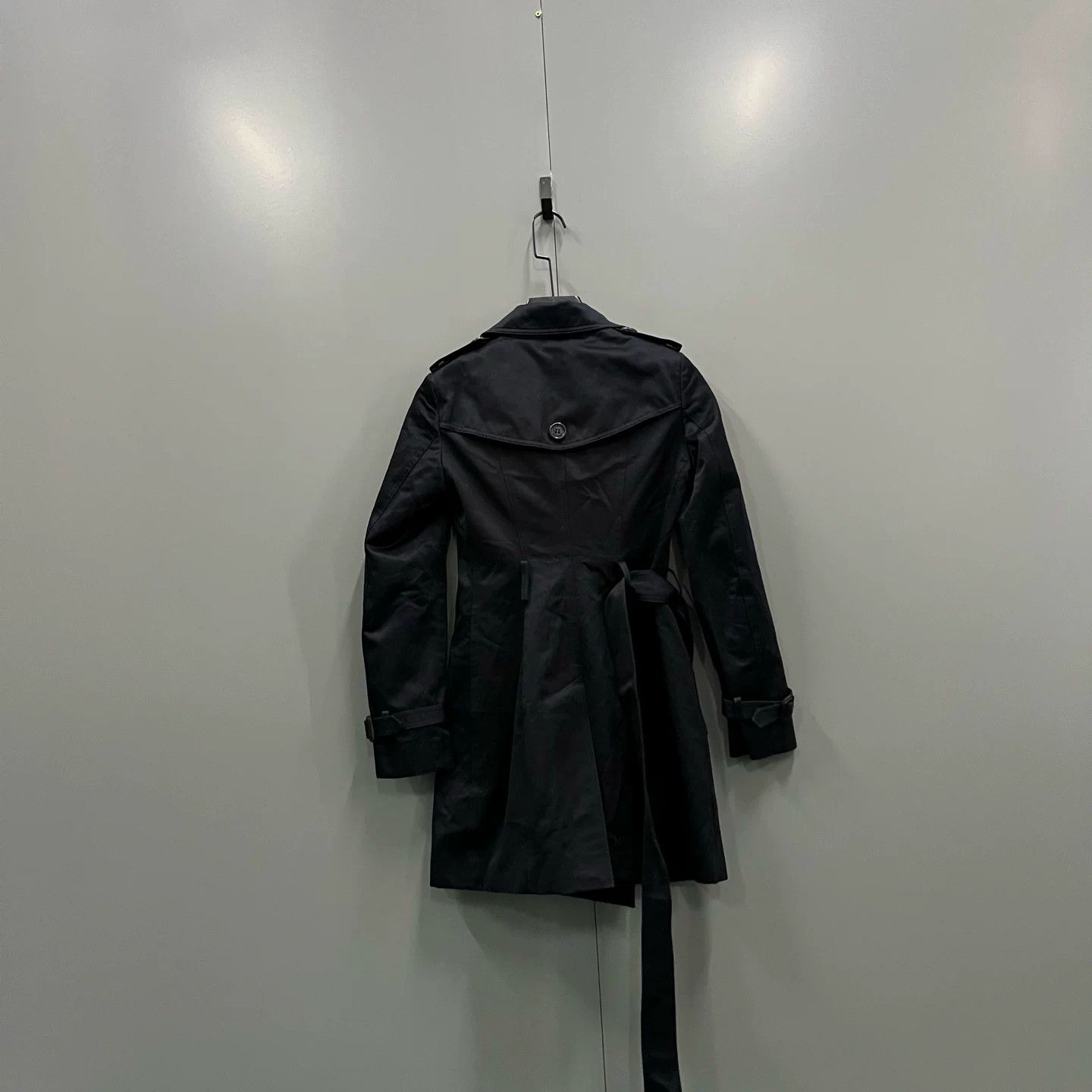 Burberry Burberry Black Double-Breasted Trench Coat Size XS / US 0-2 / IT 36-38 - 2 Thumbnail