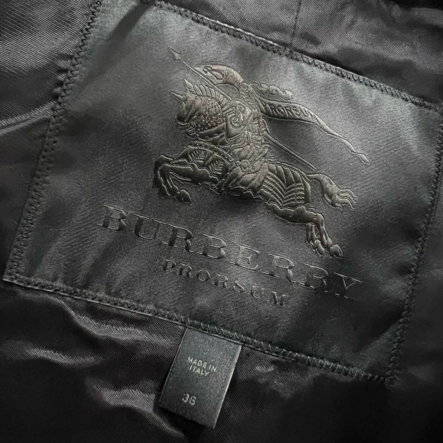 Burberry Burberry Black Double-Breasted Trench Coat Size XS / US 0-2 / IT 36-38 - 4 Thumbnail