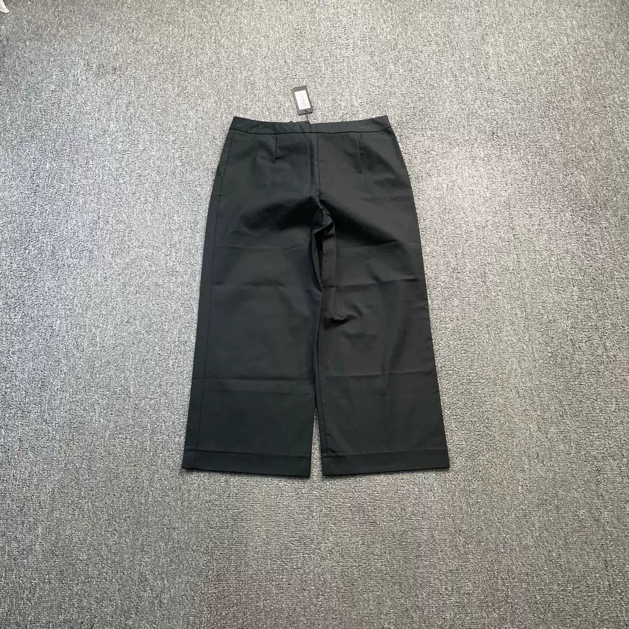 Moschino MOSCHINO Black Wide-Leg Pants Size 42 Size 42" / US 20 - 2 Thumbnail